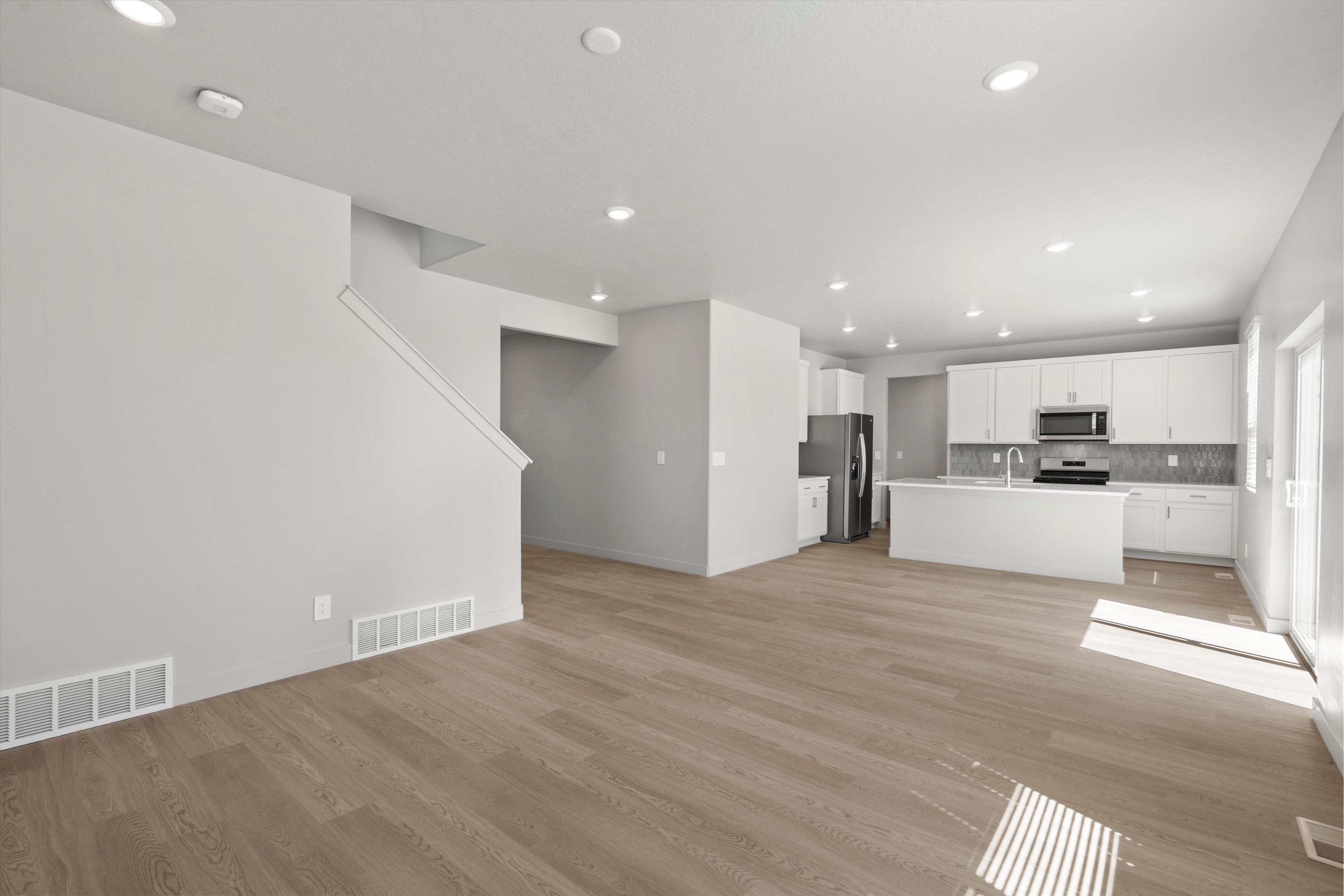 Kitchen and Living Area