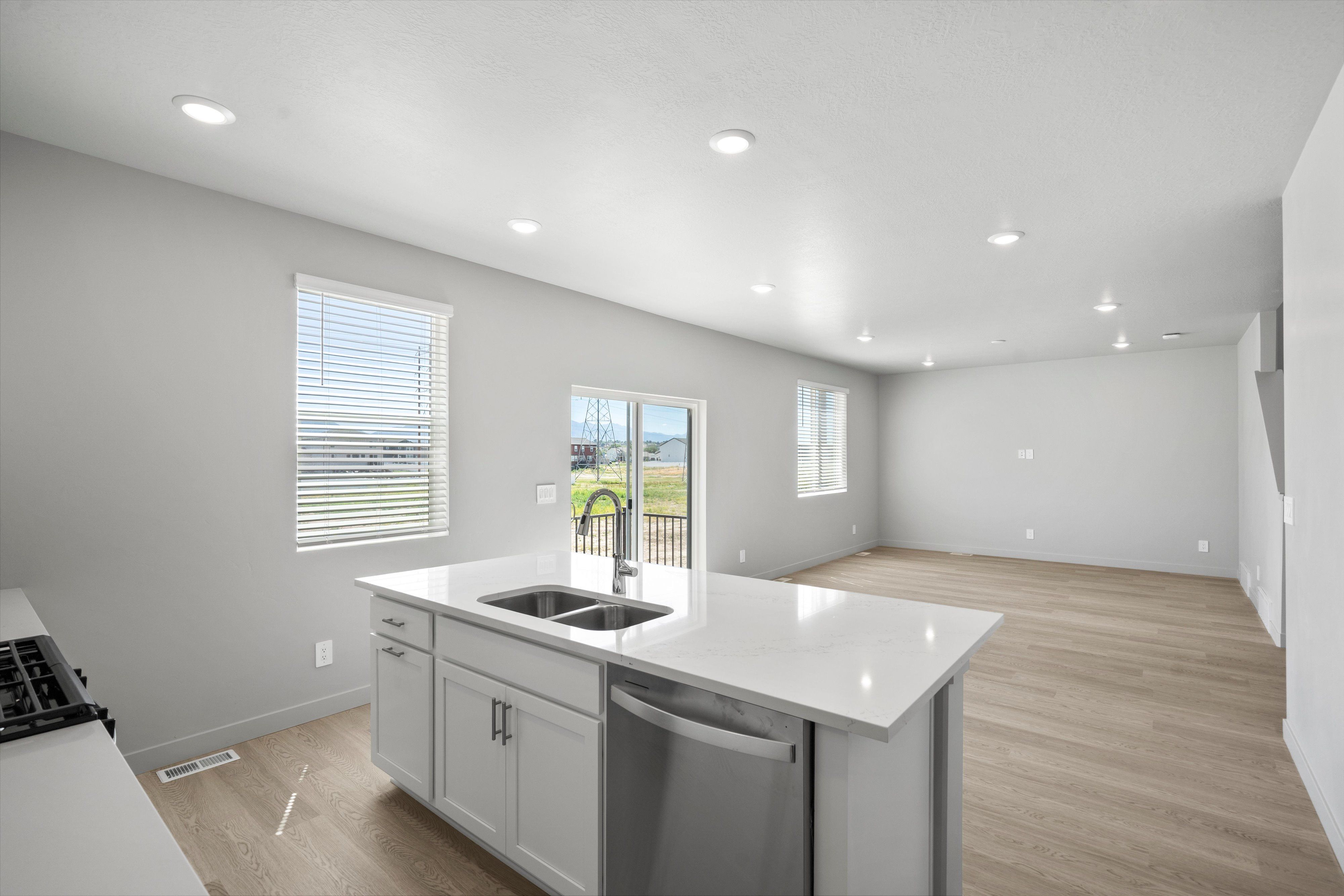 Kitchen and Living Area
