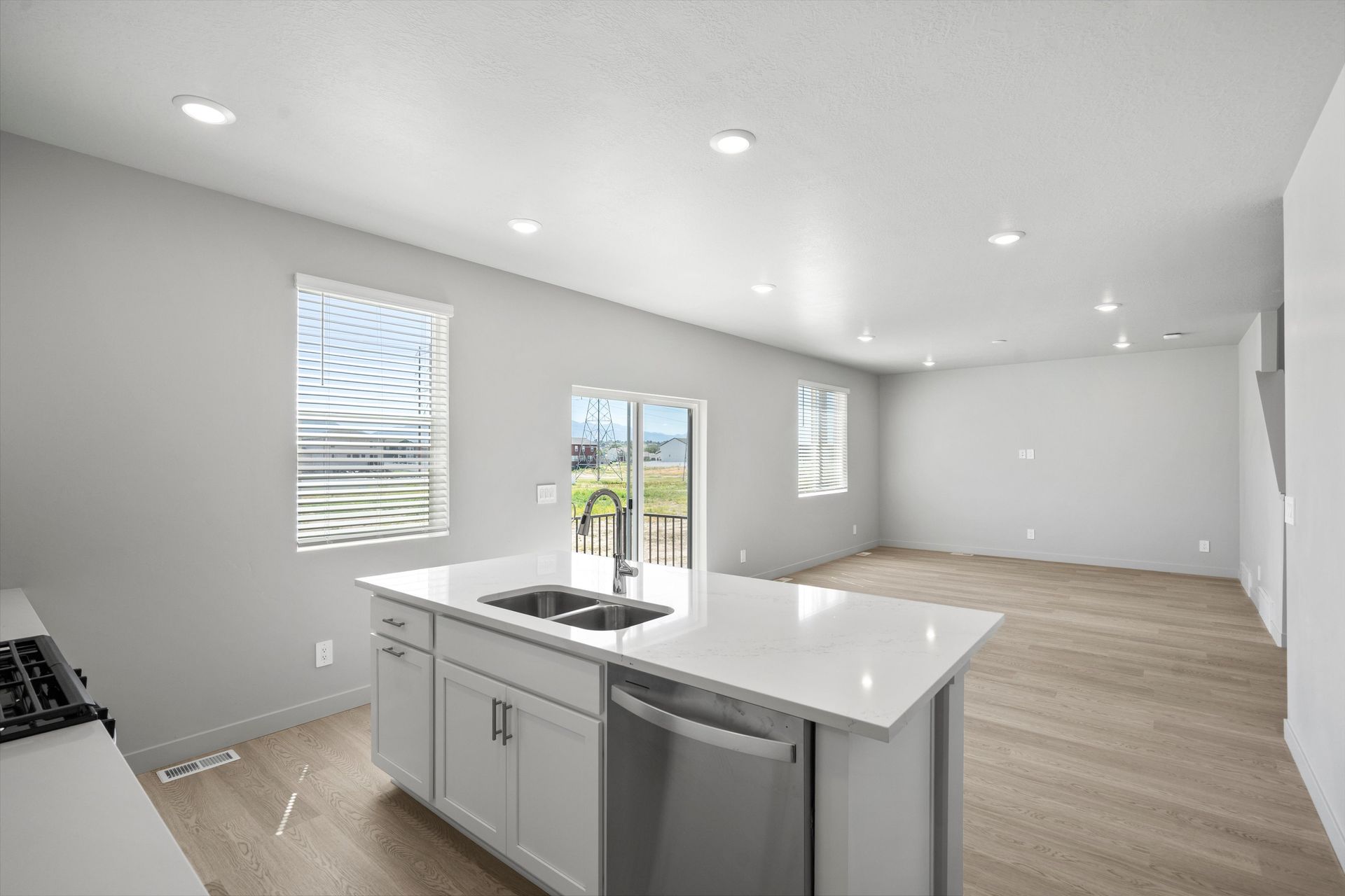 Kitchen and Living Area