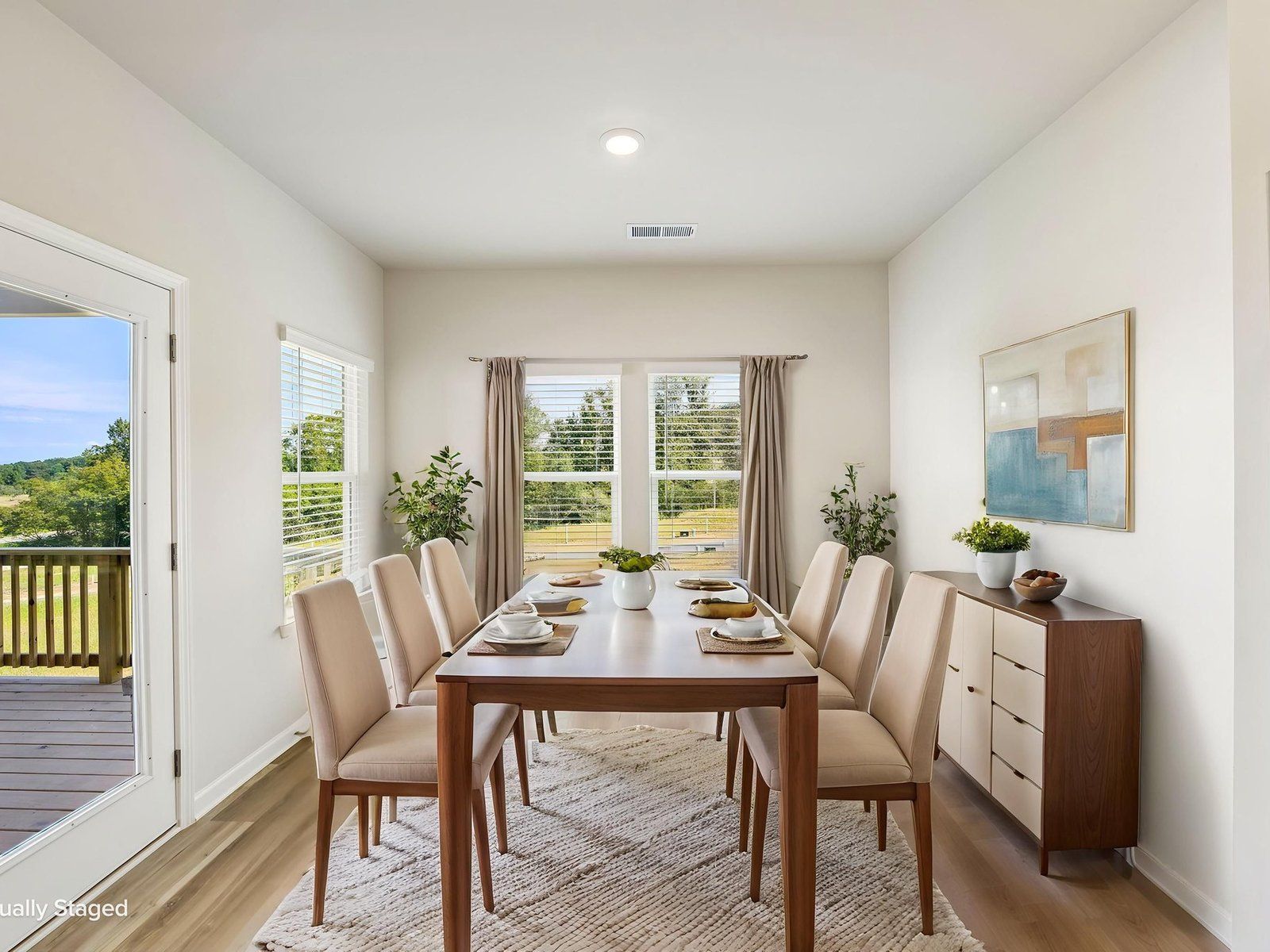 The Dallas Basement floorplan with the Charm Linen interior package.