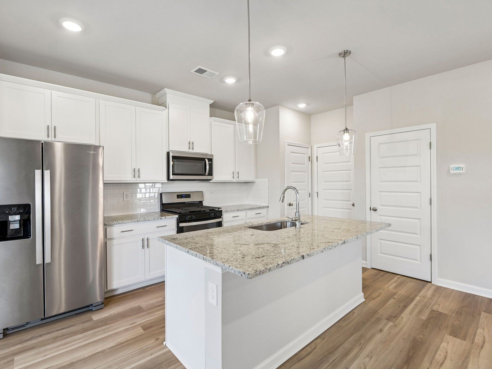 The Dallas Basement floorplan with the Charm Linen interior package.