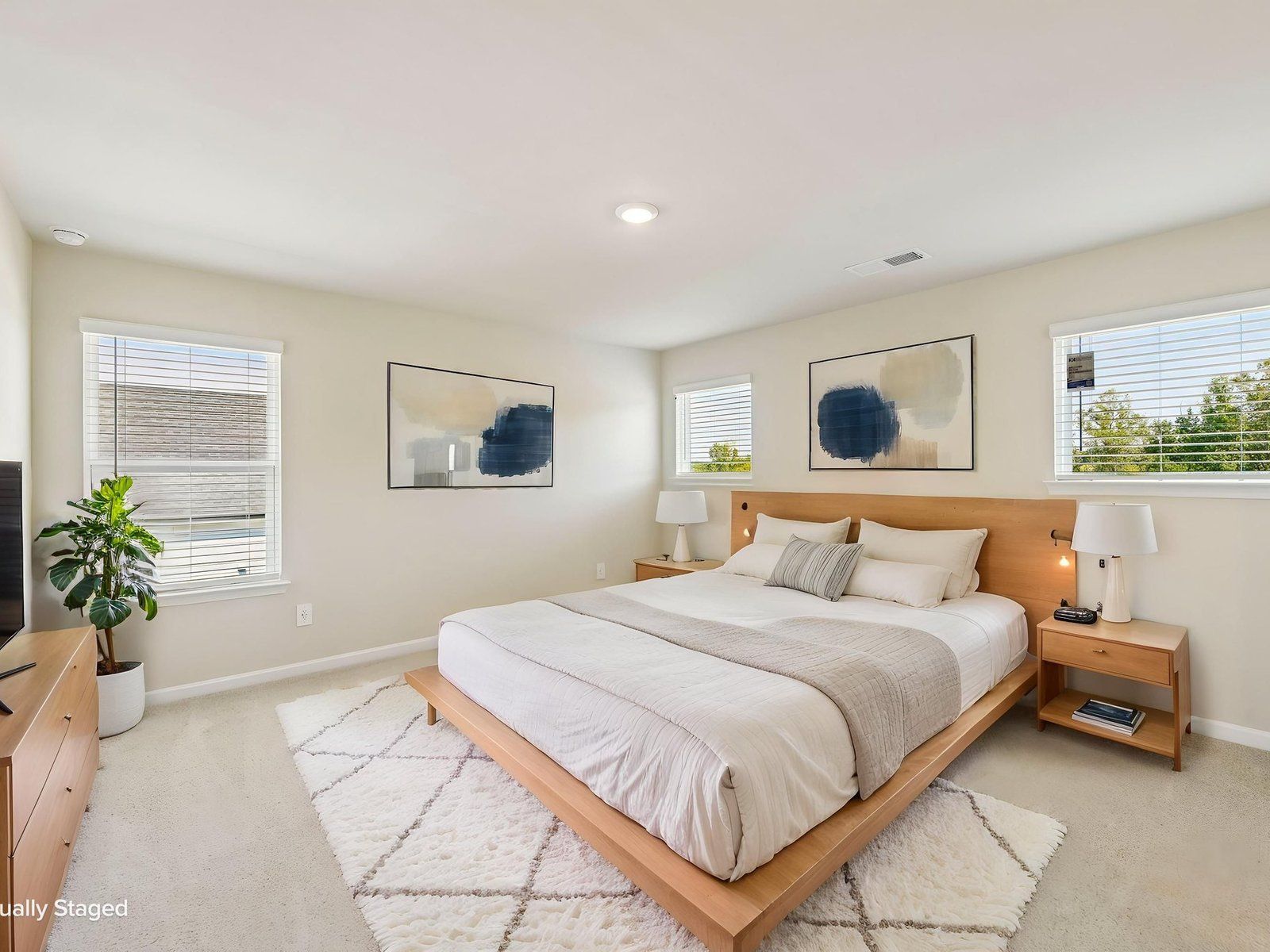 The Dallas Basement floorplan with the Charm Linen interior package.