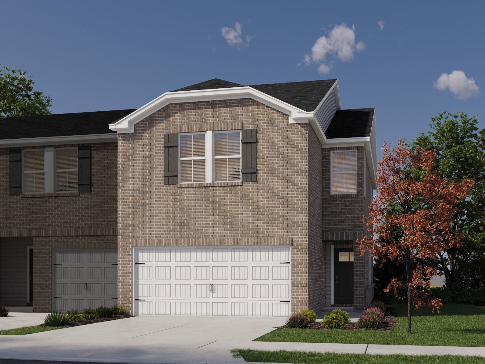 Cedarcrest Townhomes por Meritage Homes en Nashville Tennessee