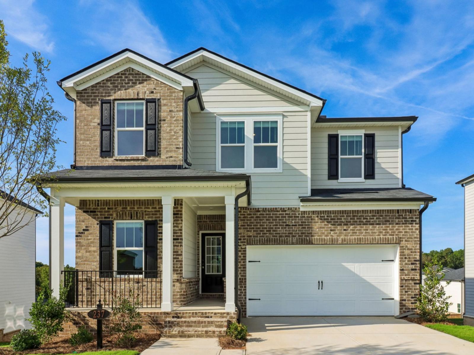 Lakeland Basement - Preserve at Mountain Creek: Pendergrass, Georgia - Meritage Homes