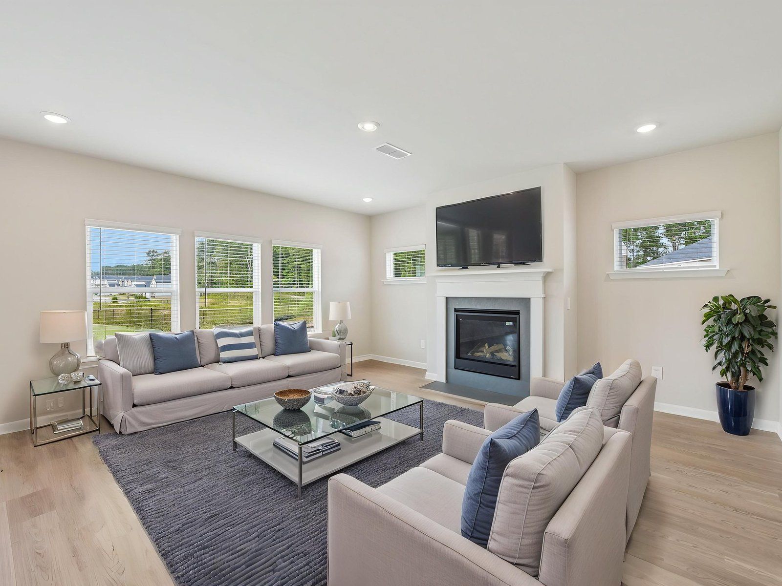 The Taylorsville floorplan with the Lush White interior package.