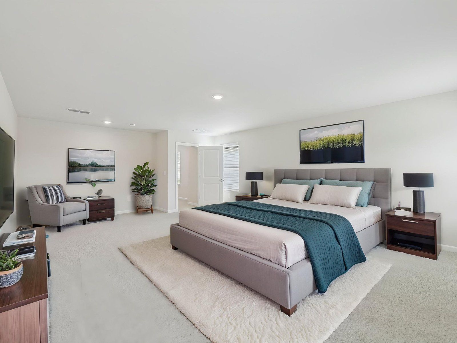 The Taylorsville floorplan with the Lush White interior package.