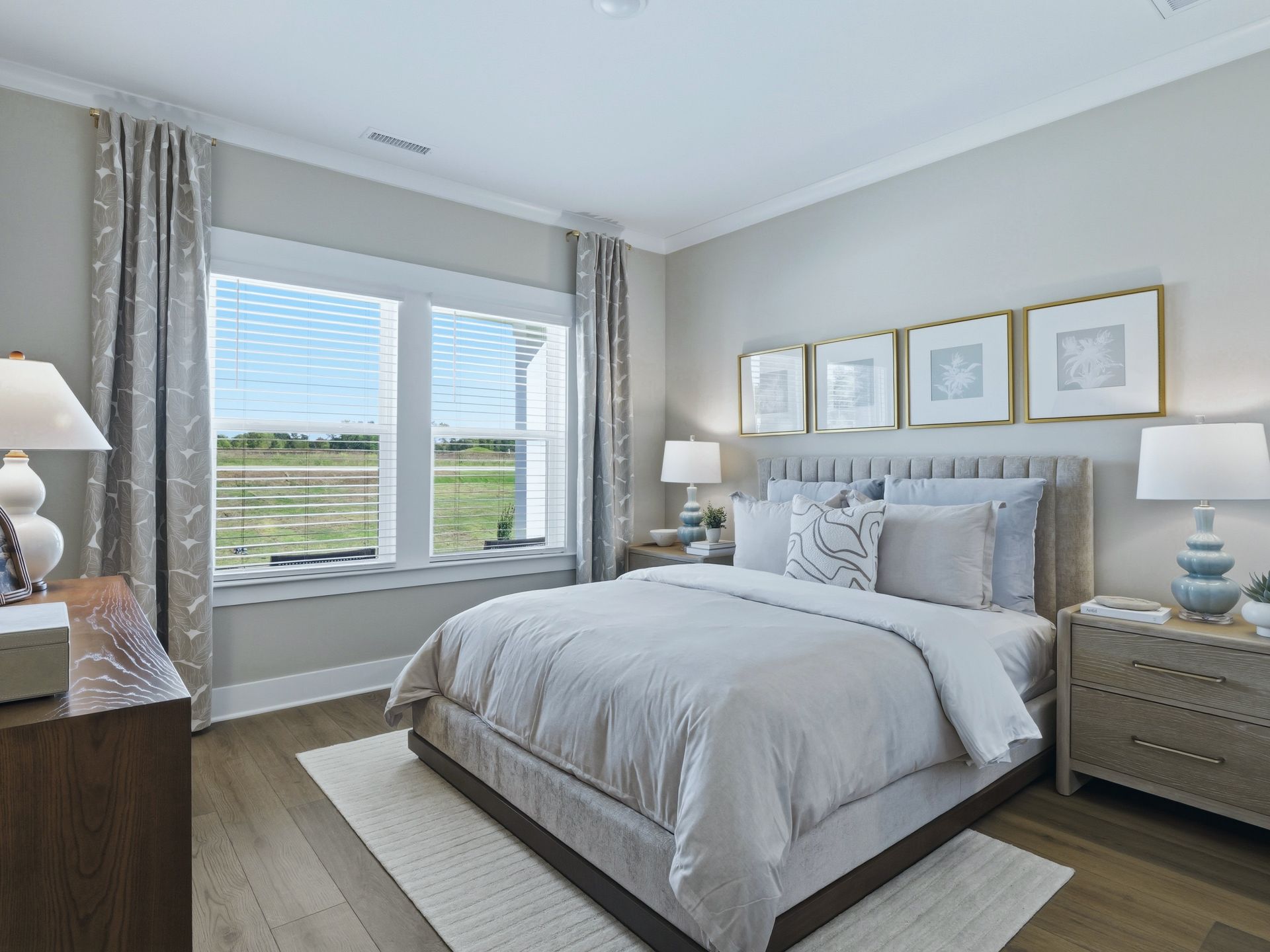 Secondary bedroom in the Taylorsville floorplan at a Meritage Homes community in Zebulon, NC.