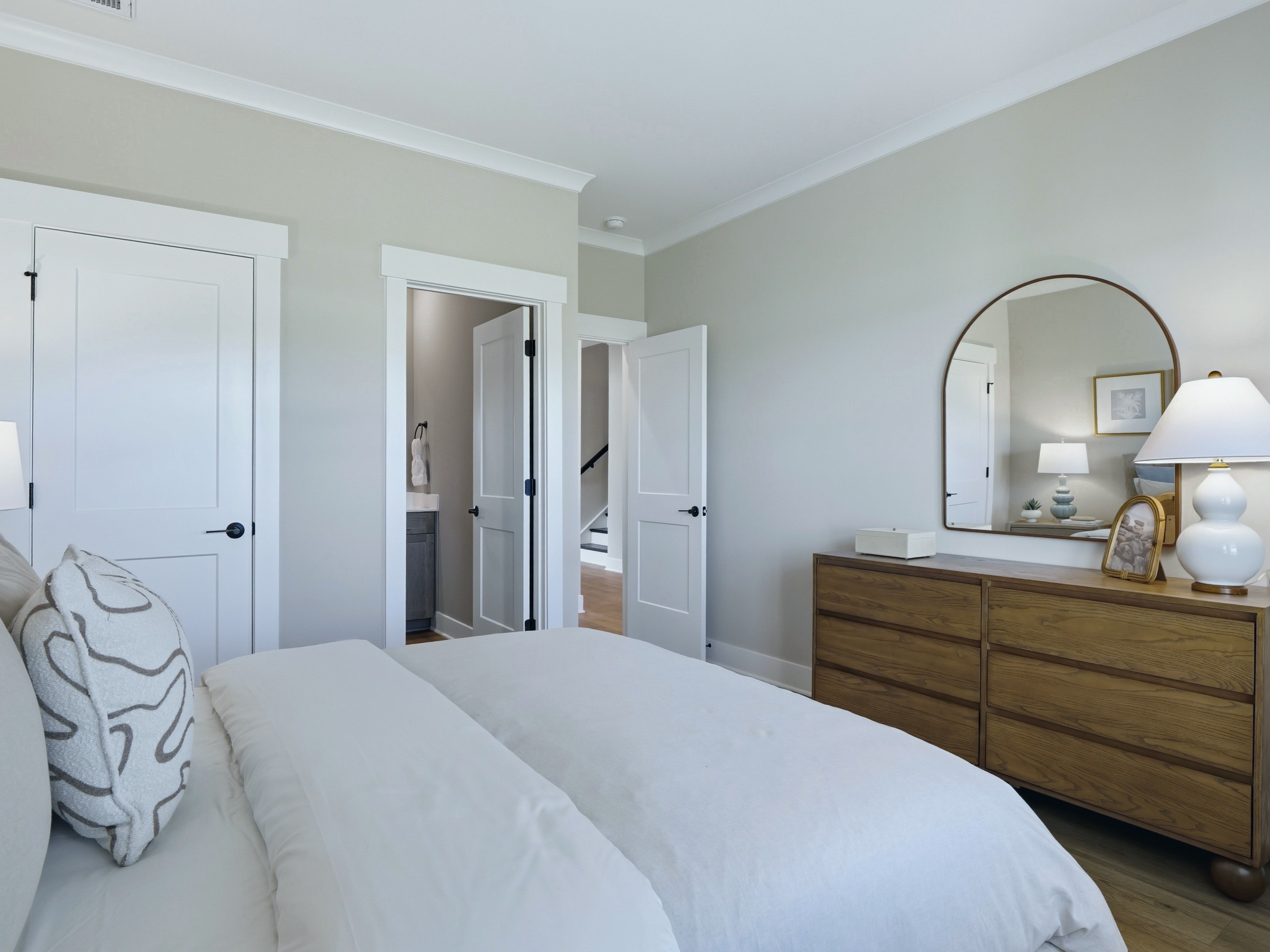 Secondary bedroom in the Taylorsville floorplan at a Meritage Homes community in Zebulon, NC.