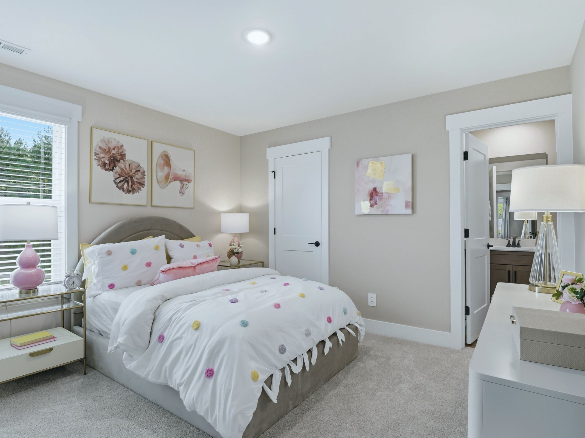 Secondary bedroom in the Taylorsville floorplan at a Meritage Homes community in Zebulon, NC.