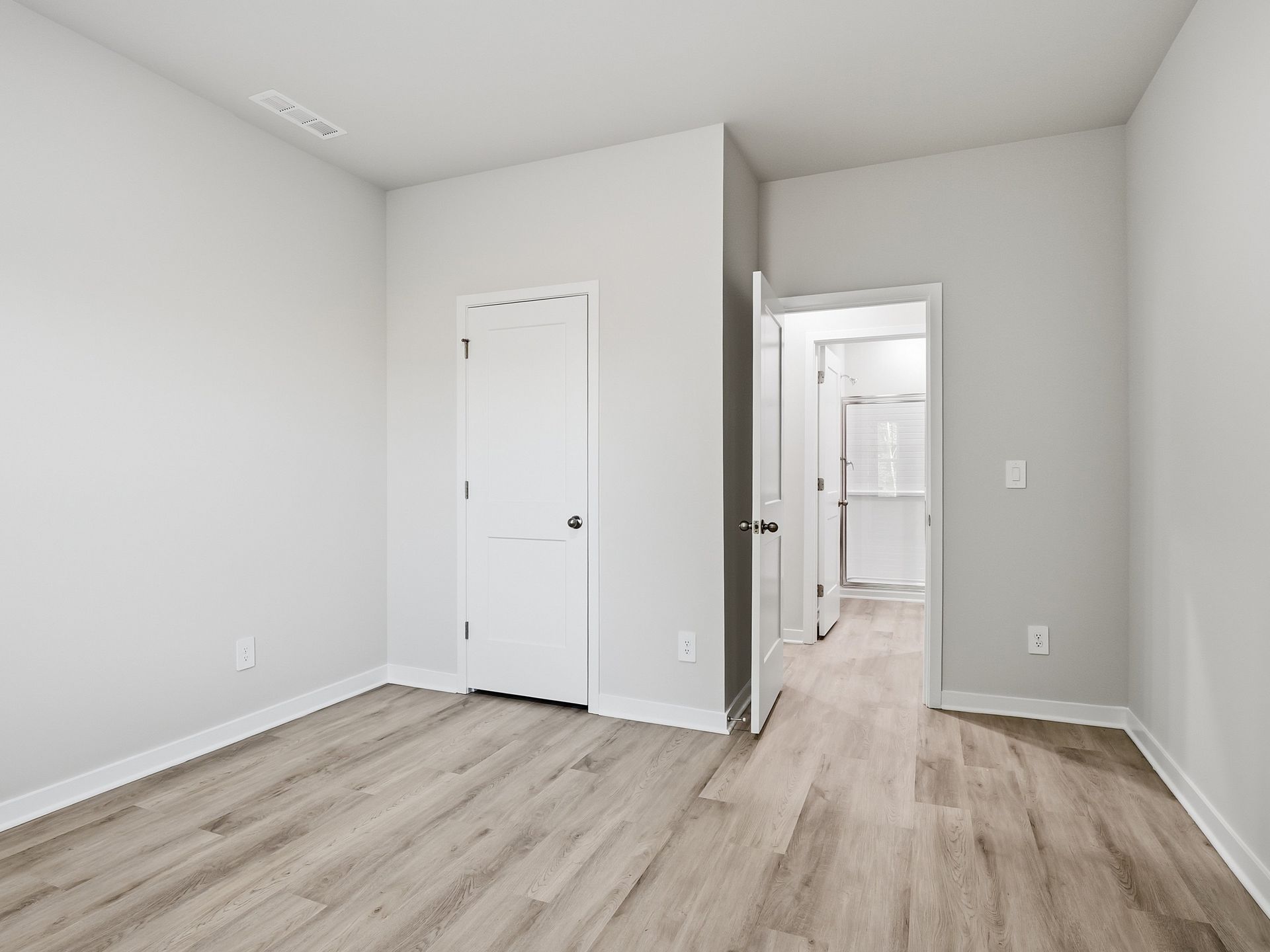 Secondary bedroom in the Paisley floorplan at a Meritage Homes community in Clayton, NC.