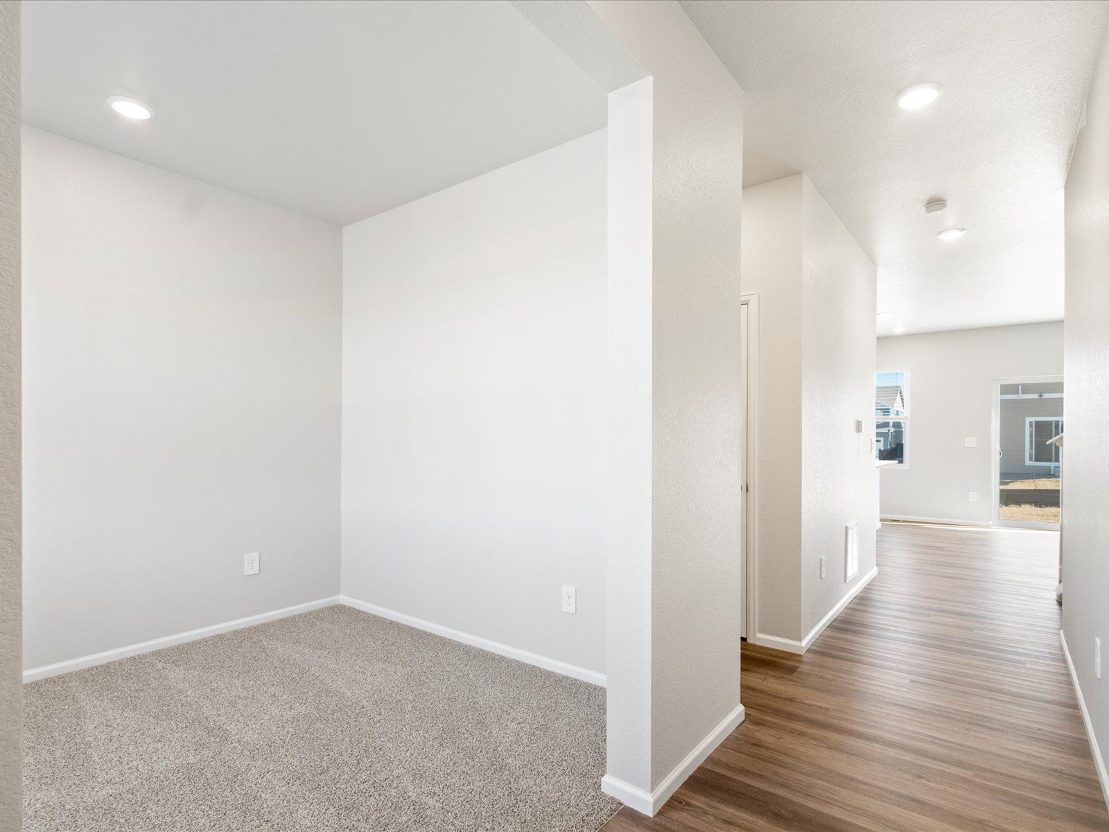 The Juniper floorplan interior image taken at a Meritage Homes community in Greeley, CO.