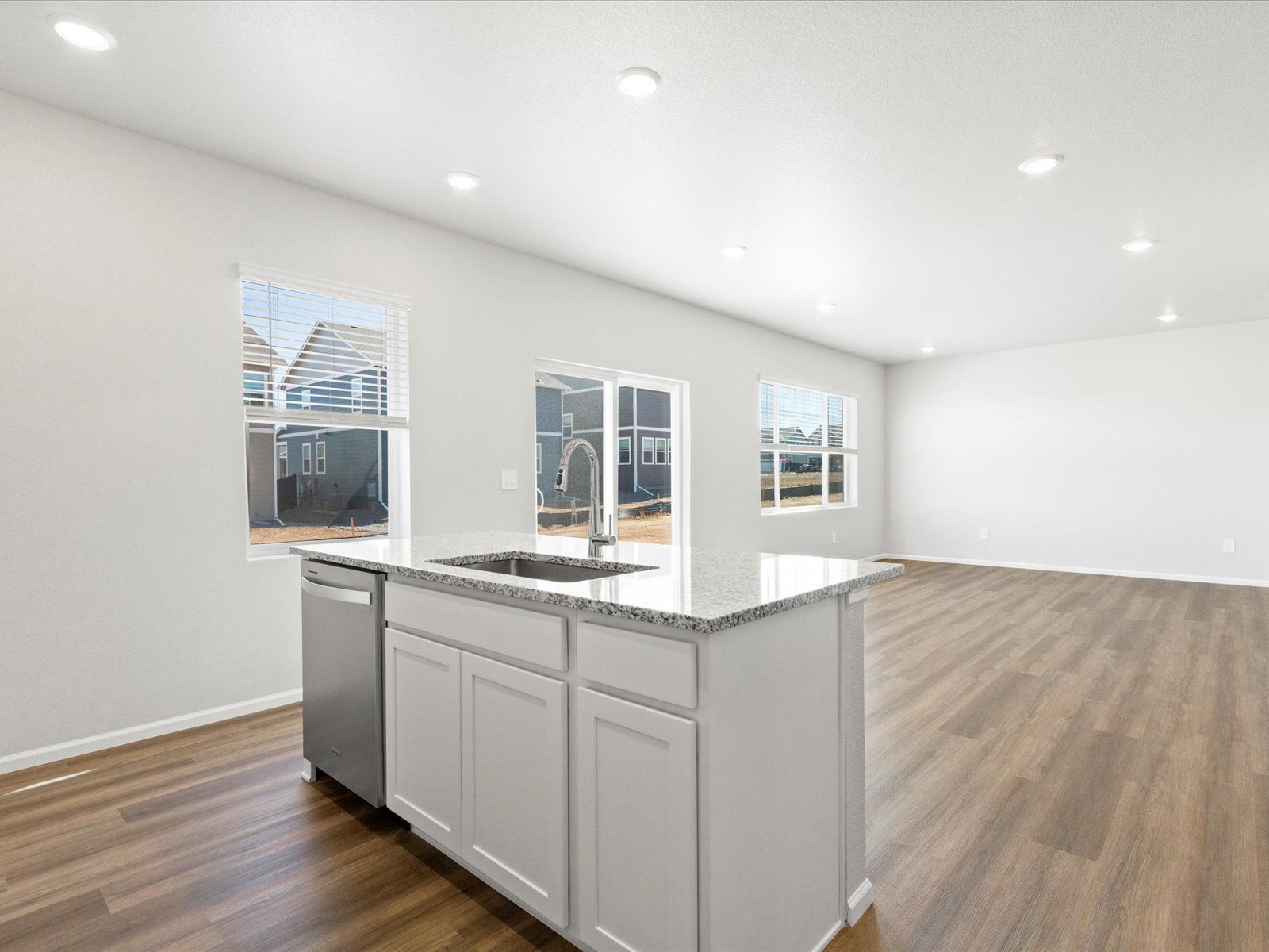 The Juniper floorplan interior image taken at a Meritage Homes community in Greeley, CO.