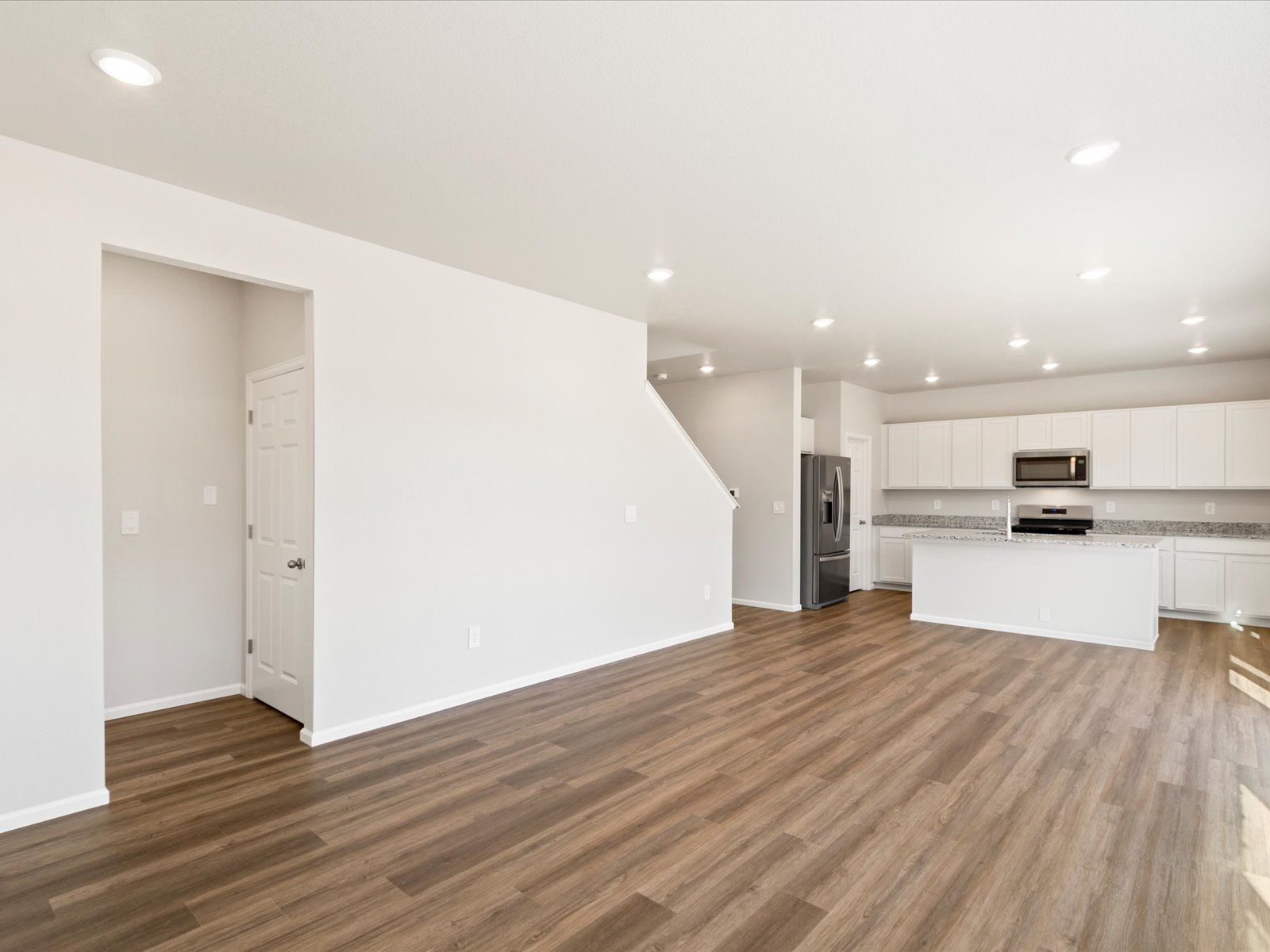 The Juniper floorplan interior image taken at a Meritage Homes community in Greeley, CO.