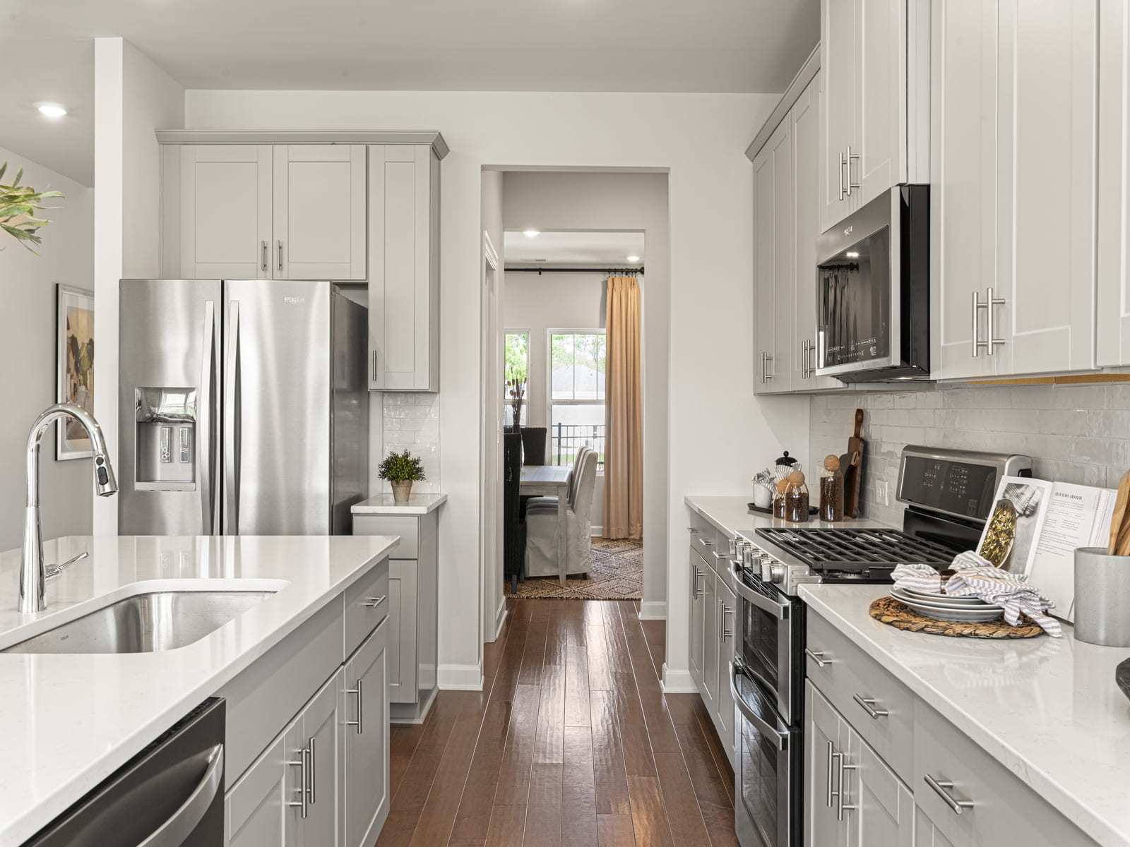 Enjoy cooking your favorite meals in the spacious, modern kitchen.