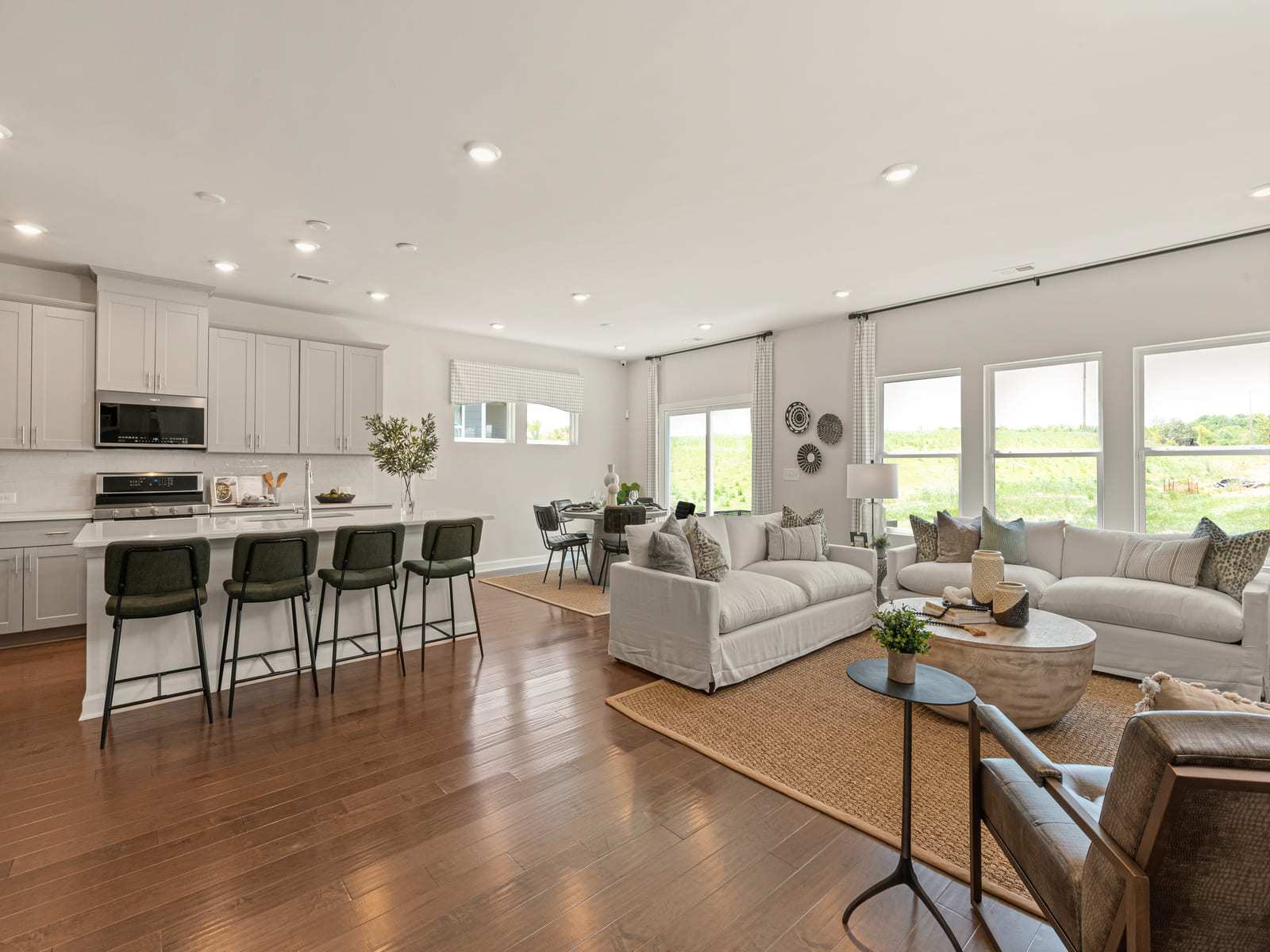 The Johnson floorplan offers an abundance of natural light.