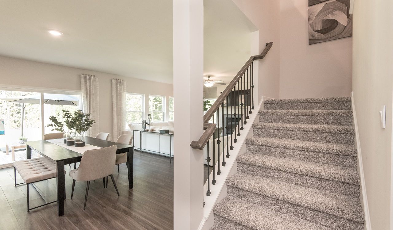 Dakota floorplan modeled at a Meritage Homes community in Dawsonville, G.A.