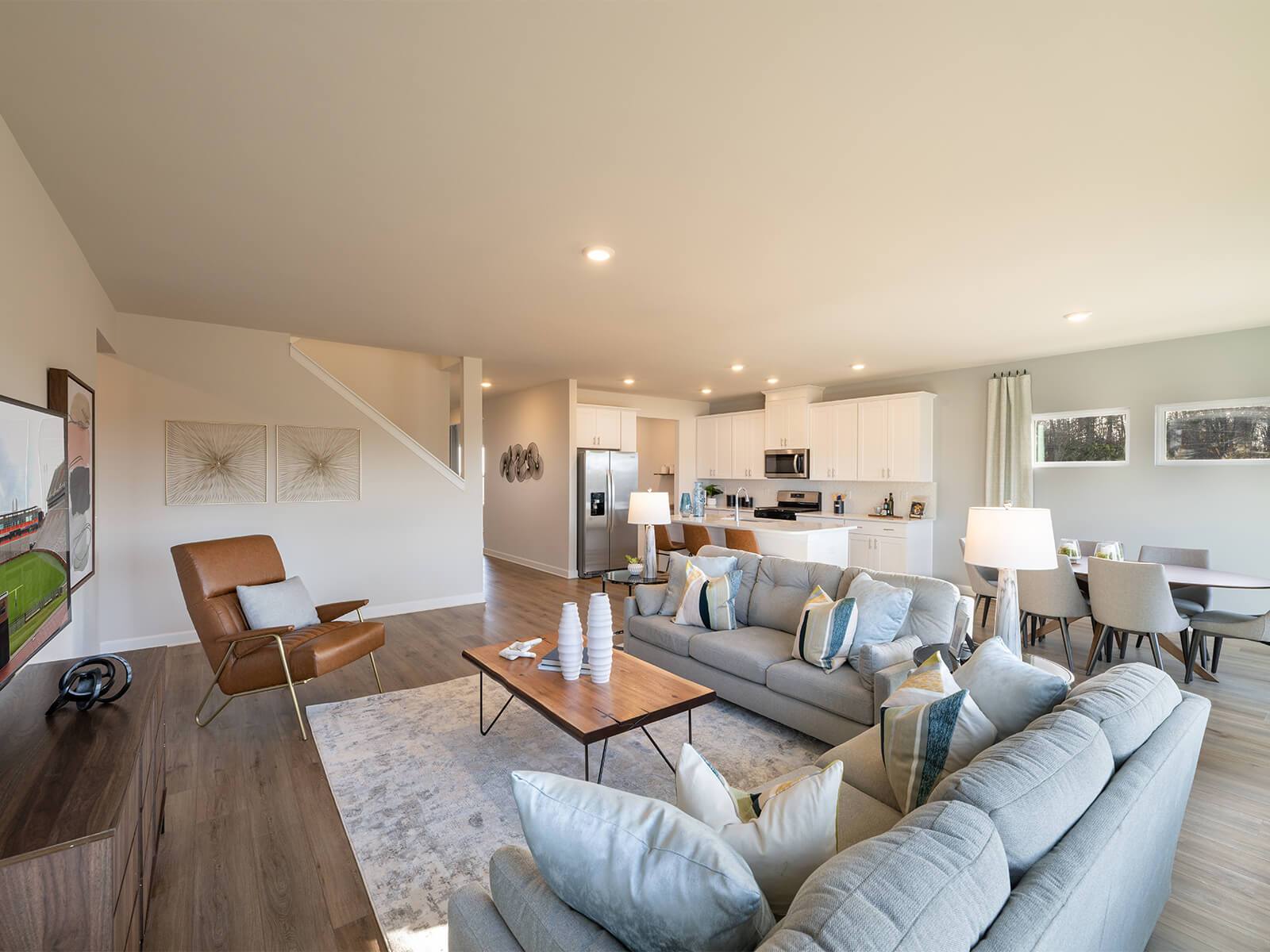 Enjoy family nights in the spacious great room.