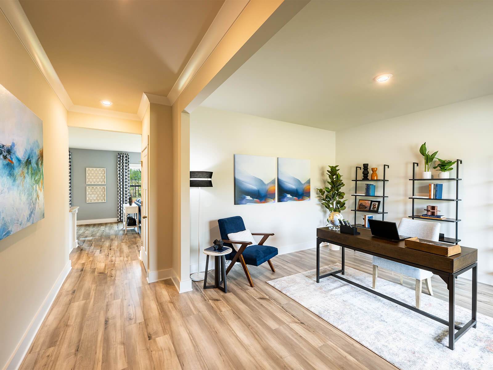 Welcome to the Brentwood Model at Reserve at Arden Woods.