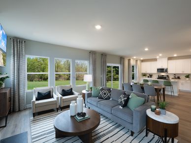 Enjoy movie nights in the spacious great room.
