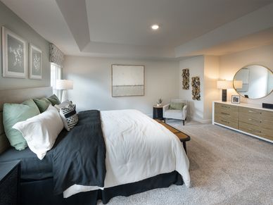 The primary suite offers a perfect retreat at the end of the day.