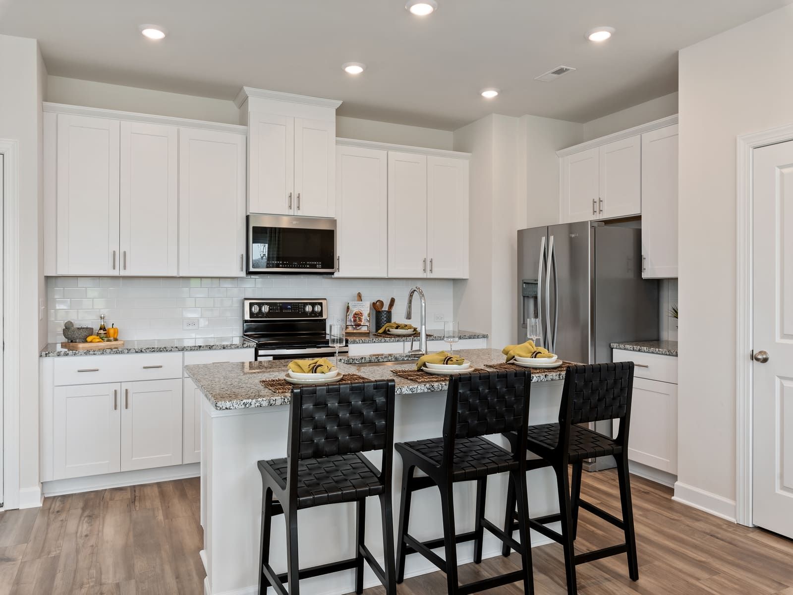 Lennon floorplan as modeled at Morgan Hills in Albemarle, NC.