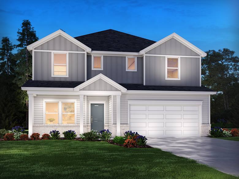 The Johnson floorplan at Greystone - Legacy Series.
