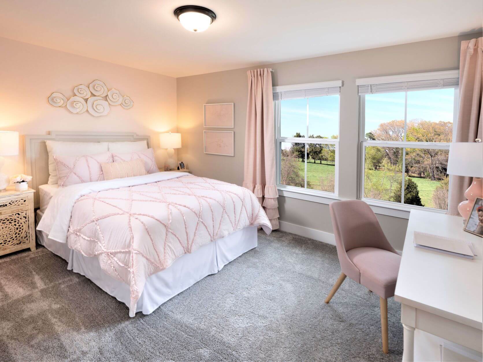 The secondary bedrooms feature large closets and plenty of natural light.