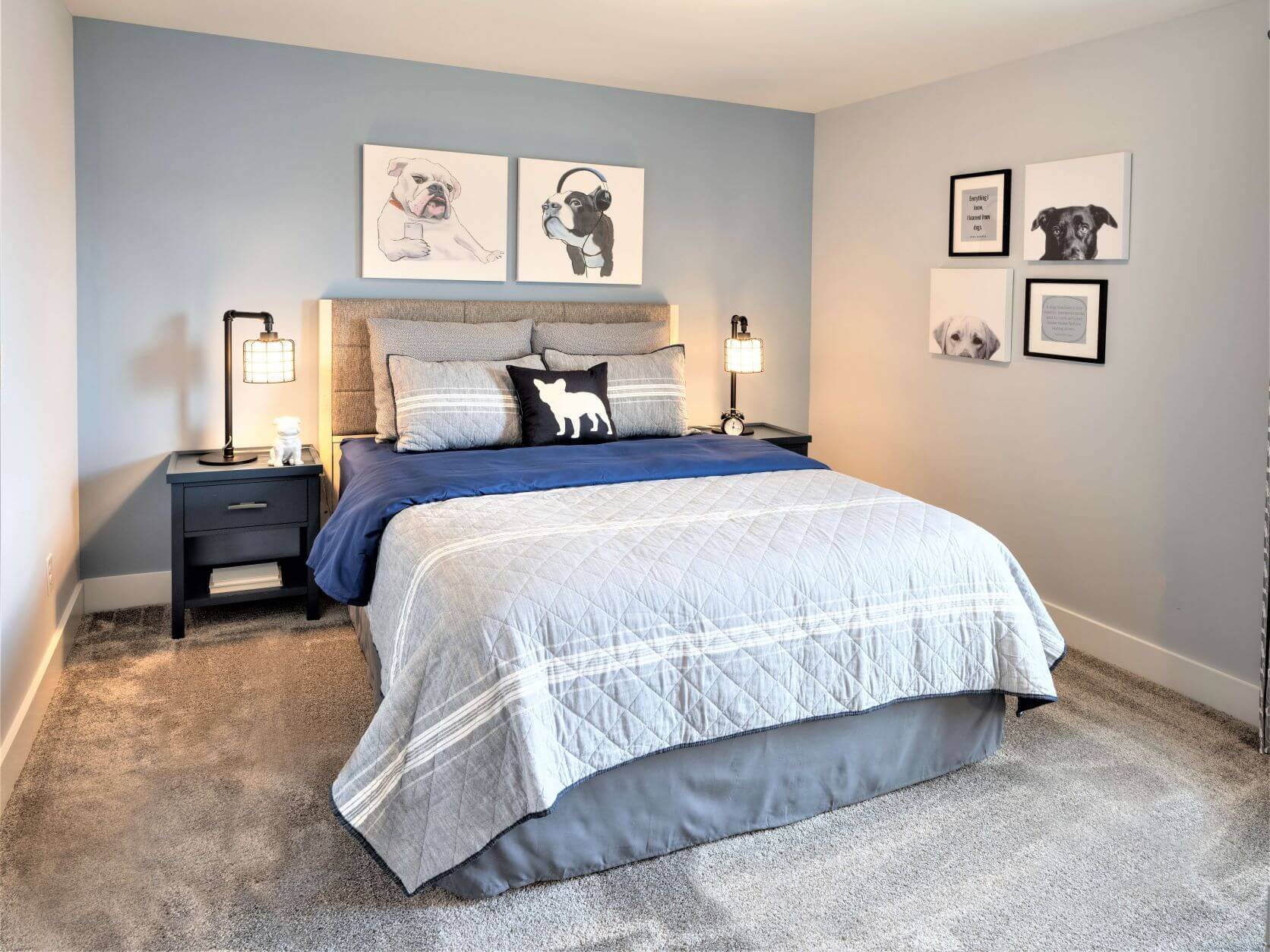 Secondary bedrooms offer the kids a place to make their own.