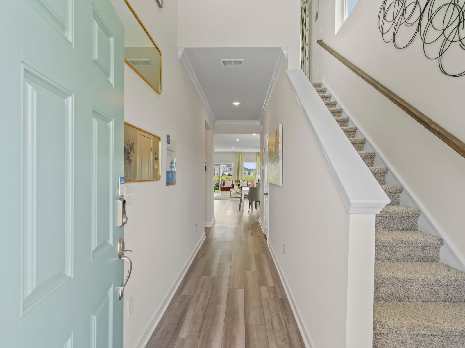 Step inside the Sydney's elegant two-story foyer.