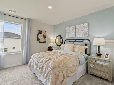 Spacious secondary bedrooms offer plenty of room for the whole family and overnight guests.