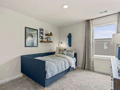 Spacious secondary bedrooms offer plenty of room for the whole family and overnight guests.