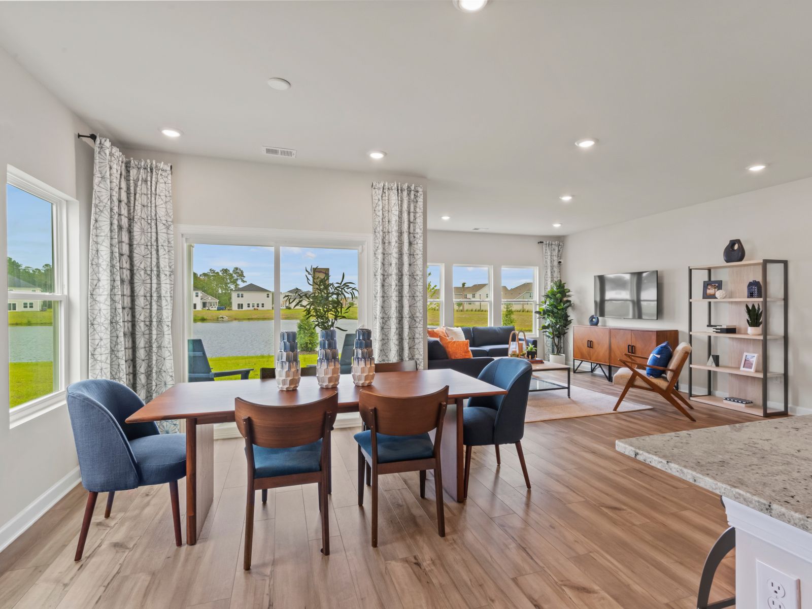 Large windows allow light to flood into your living space (Clear Pond in Myrtle Beach, SC).