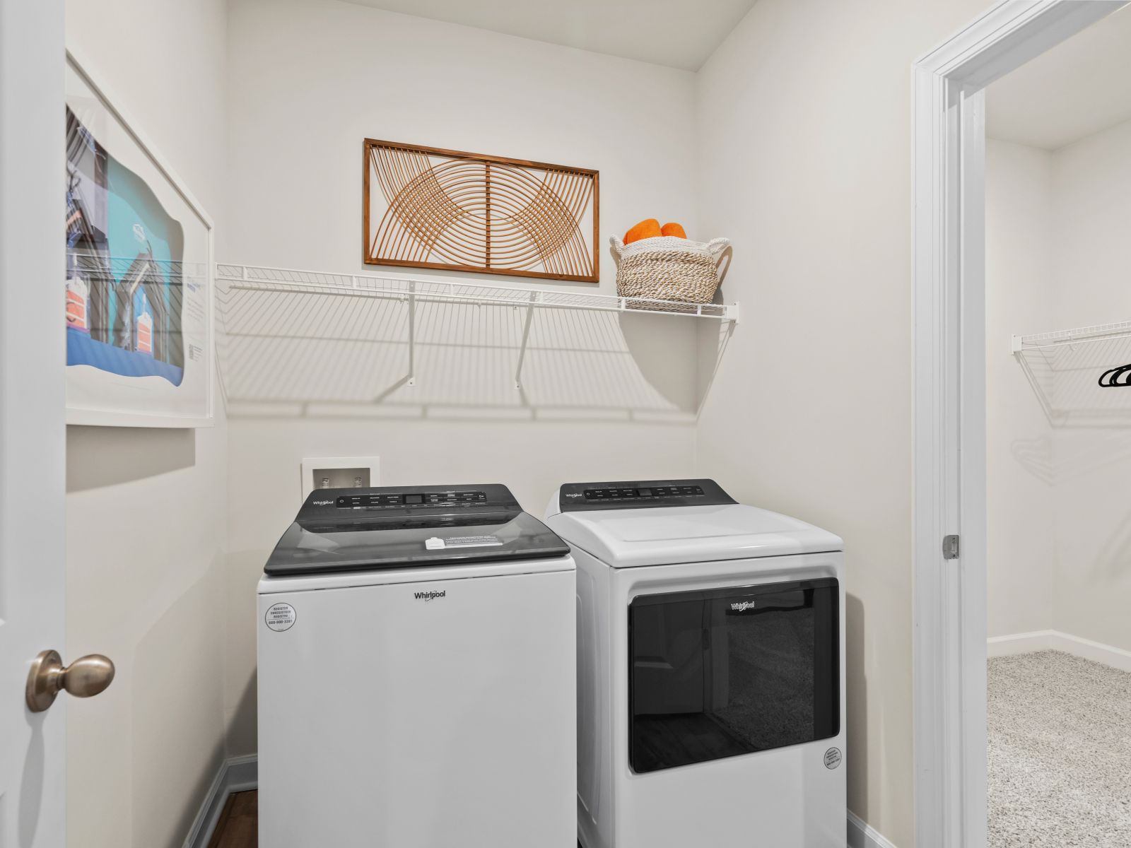 The second-story loft features a convenient second-story laundry (Clear Pond in Myrtle Beach, S