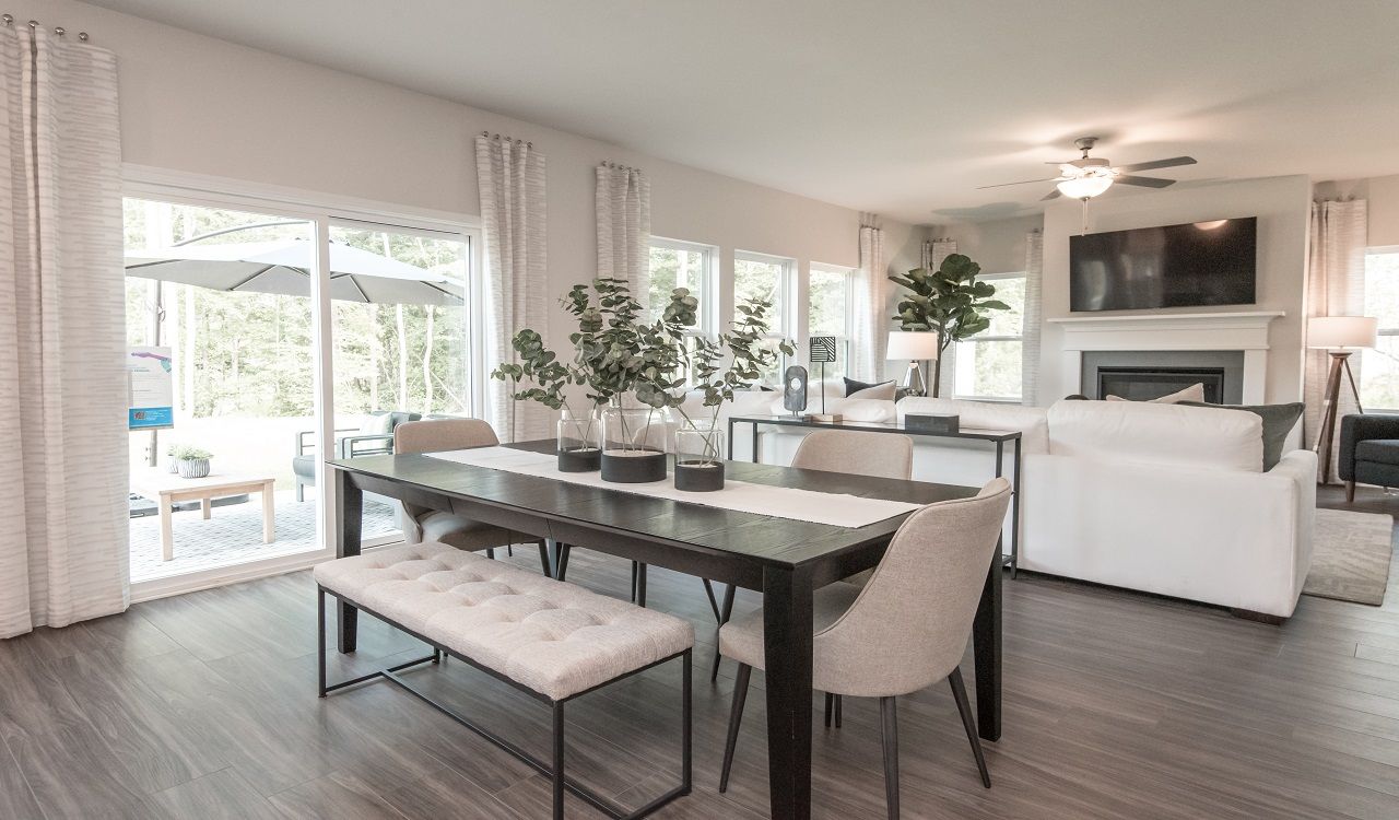 Dakota floorplan modeled at a Meritage Homes community in Dawsonville, G.A.