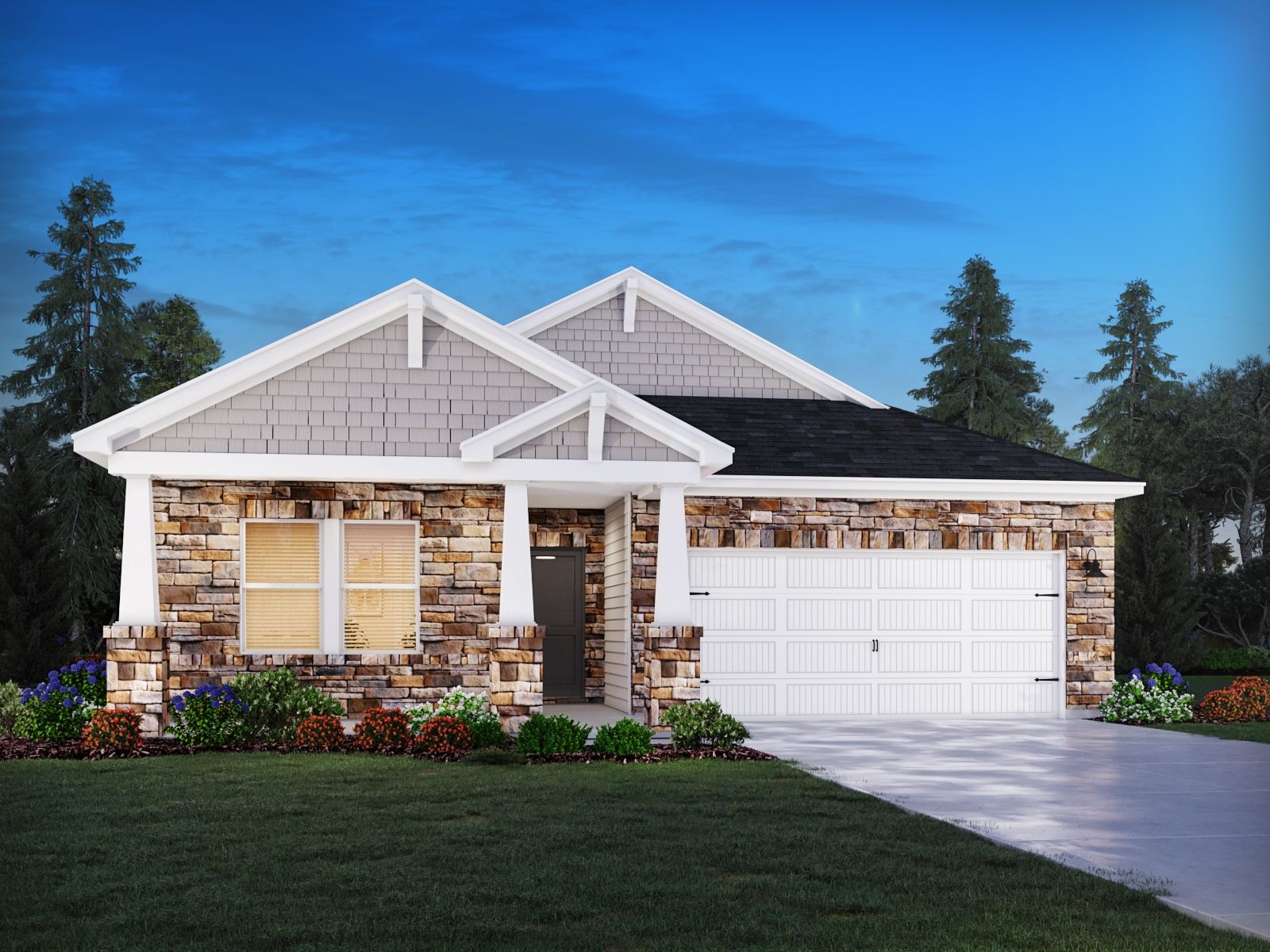 Buchanan Floorplan in Cypress Ridge