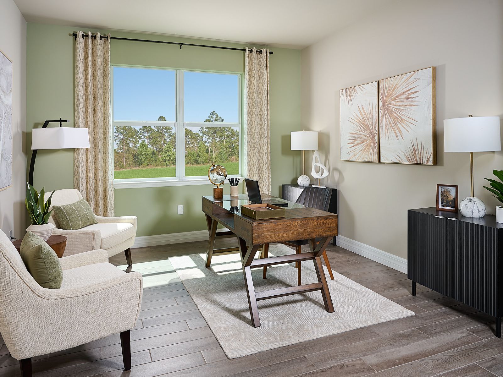 Office in the Willet floorplan modeled at Crescent Lakes at Babcock Ranch
