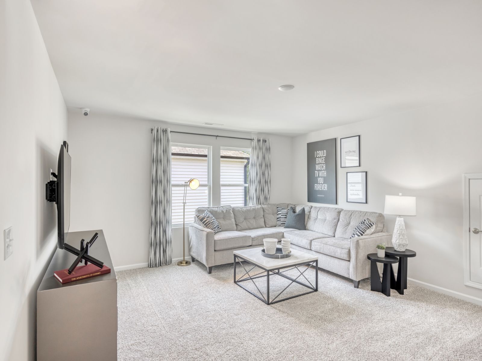 Loft in the Sherwood floorplan at a Meritage Homes community in Garner, NC.