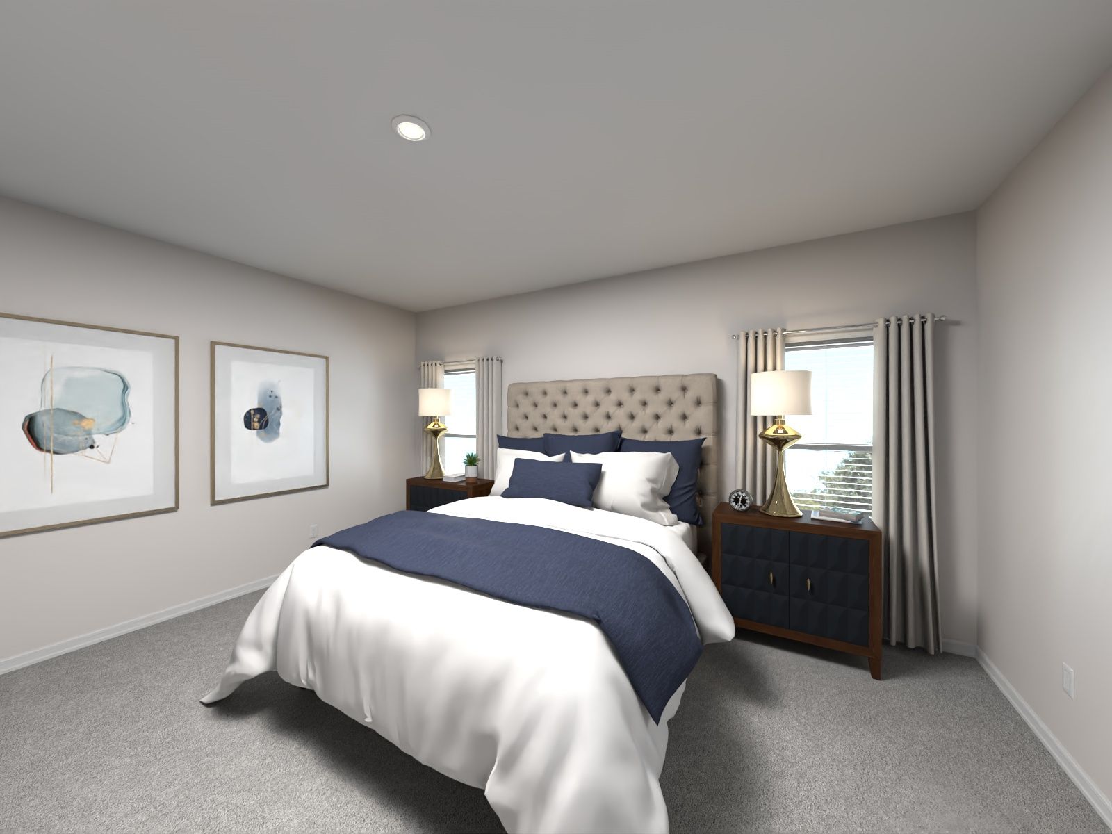 The primary suite offers a private retreat.