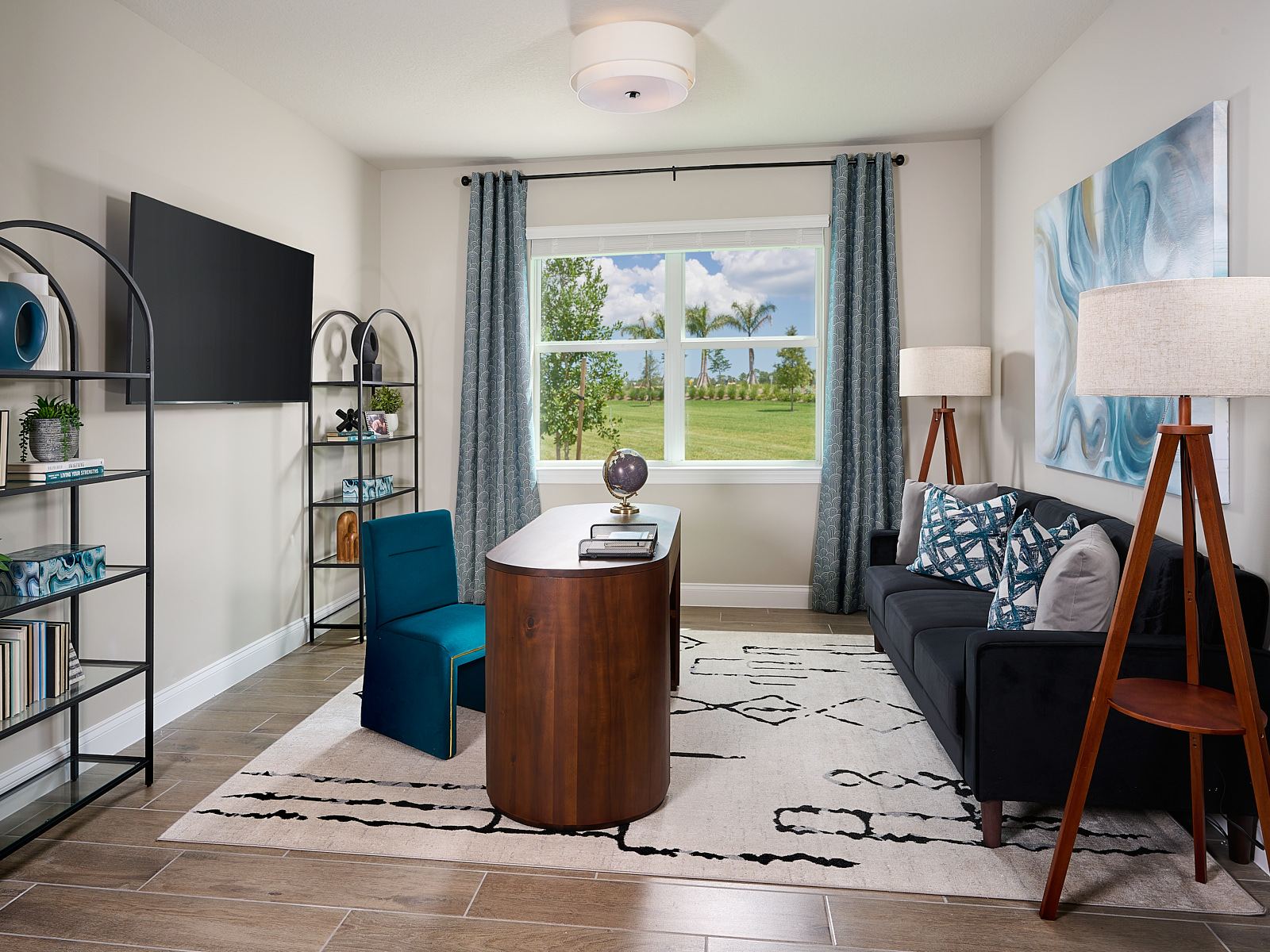 Office in the Jade floorplan modeled at Brystol at Wylder
