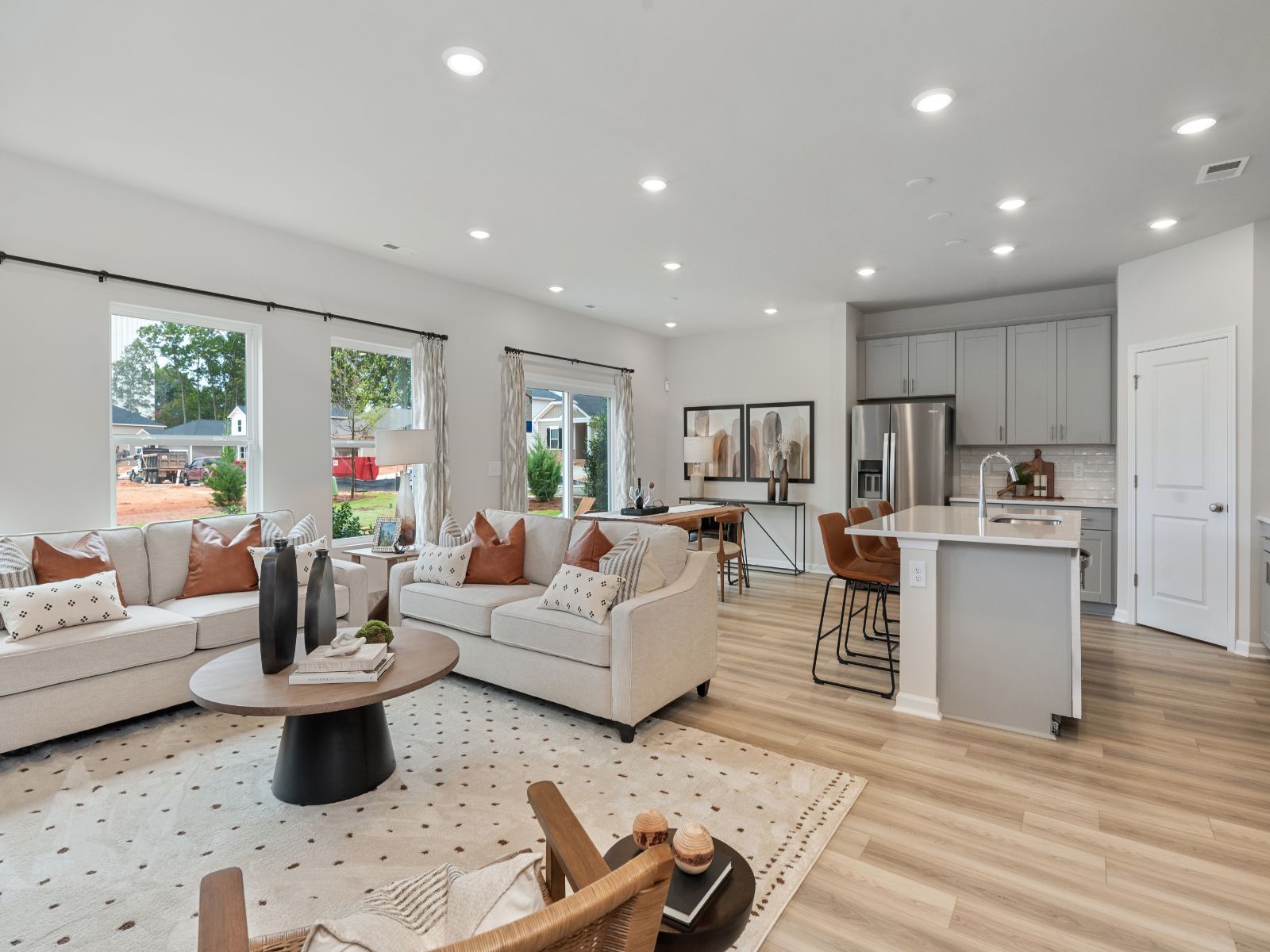 Enjoy time with friends in the bright, open-concept living space.