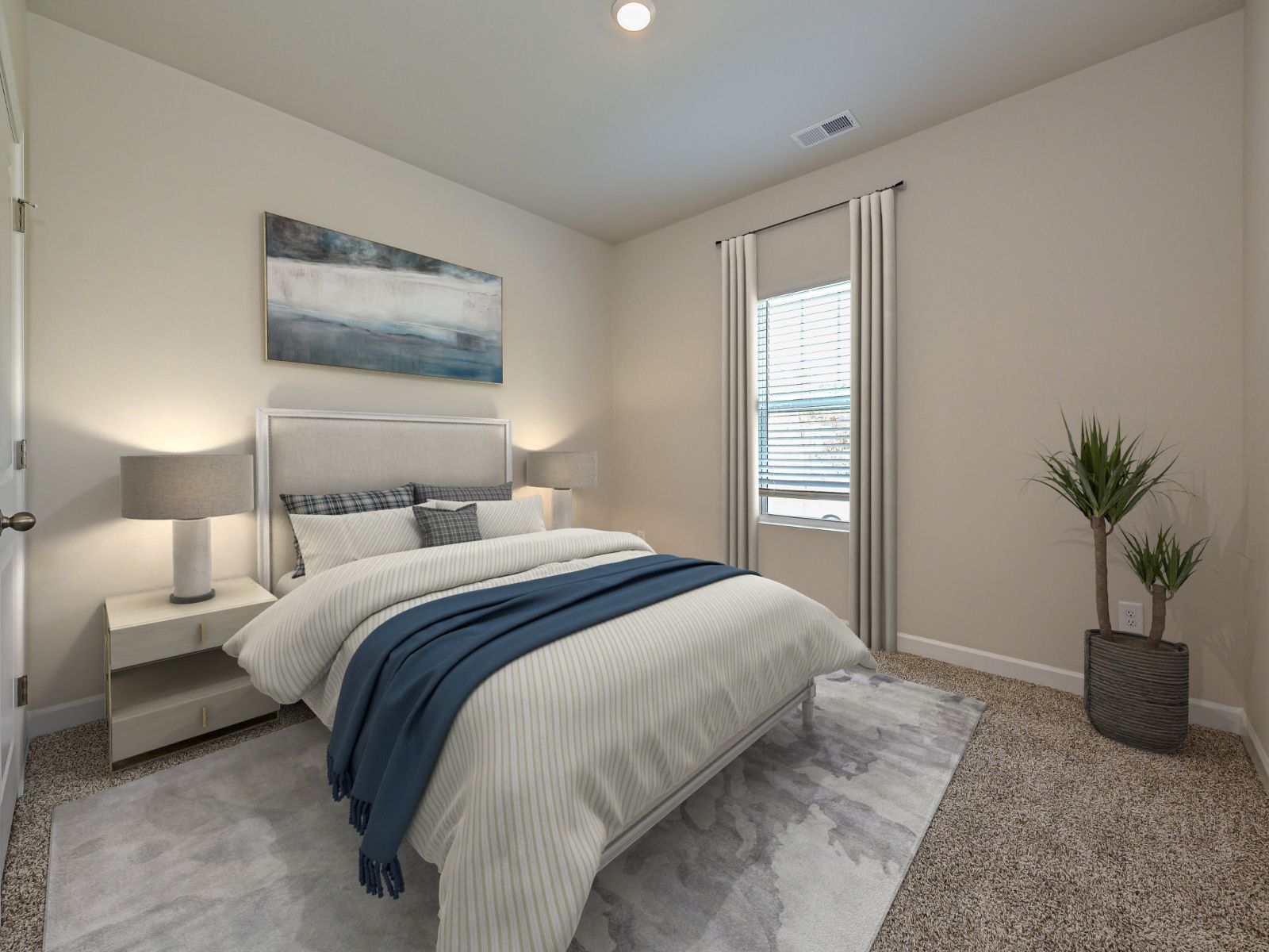 The Chandler features two secondary bedrooms perfect for guests.