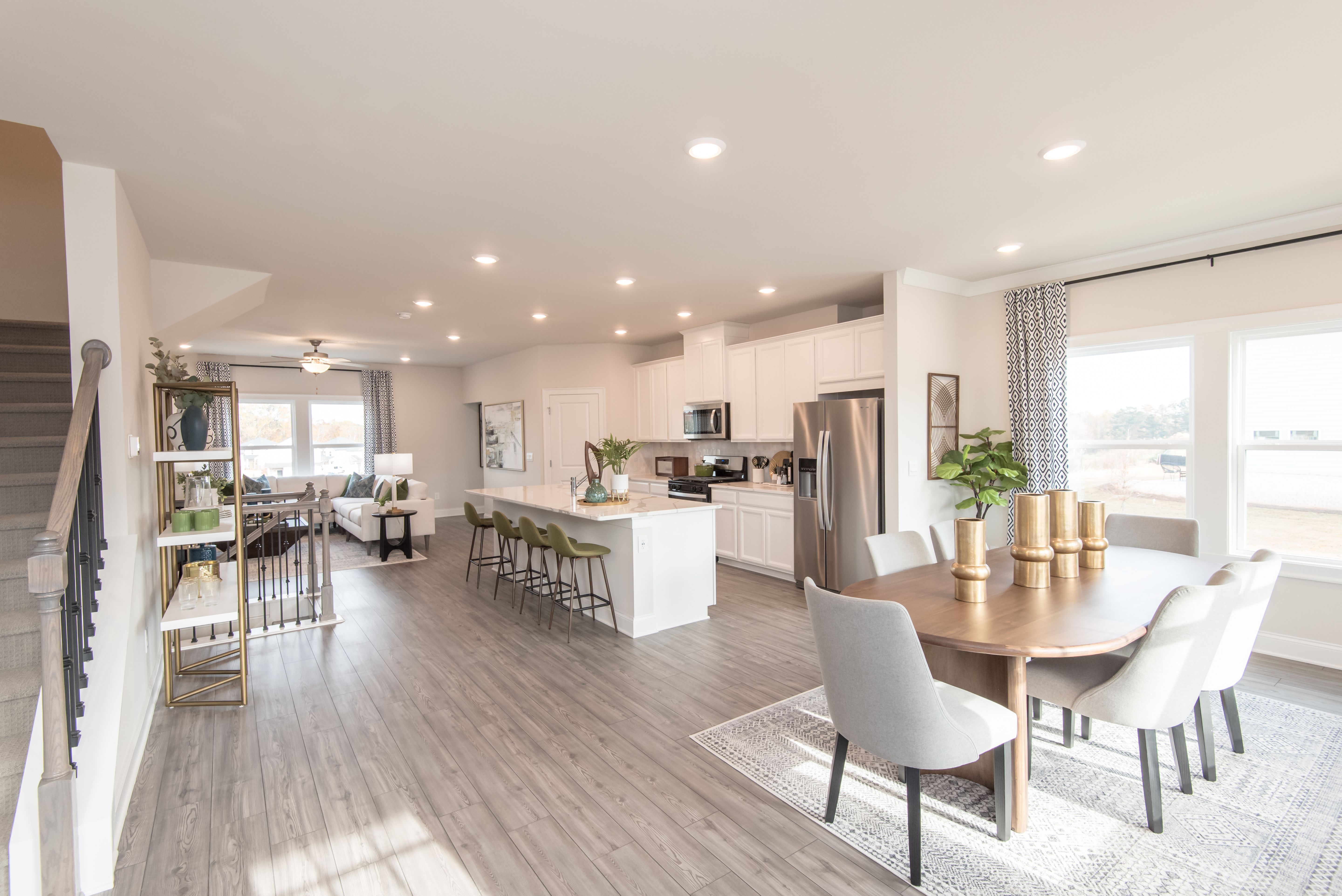 Jordan floorplan modeled at Sweetwater Green in Lawrenceville, GA.