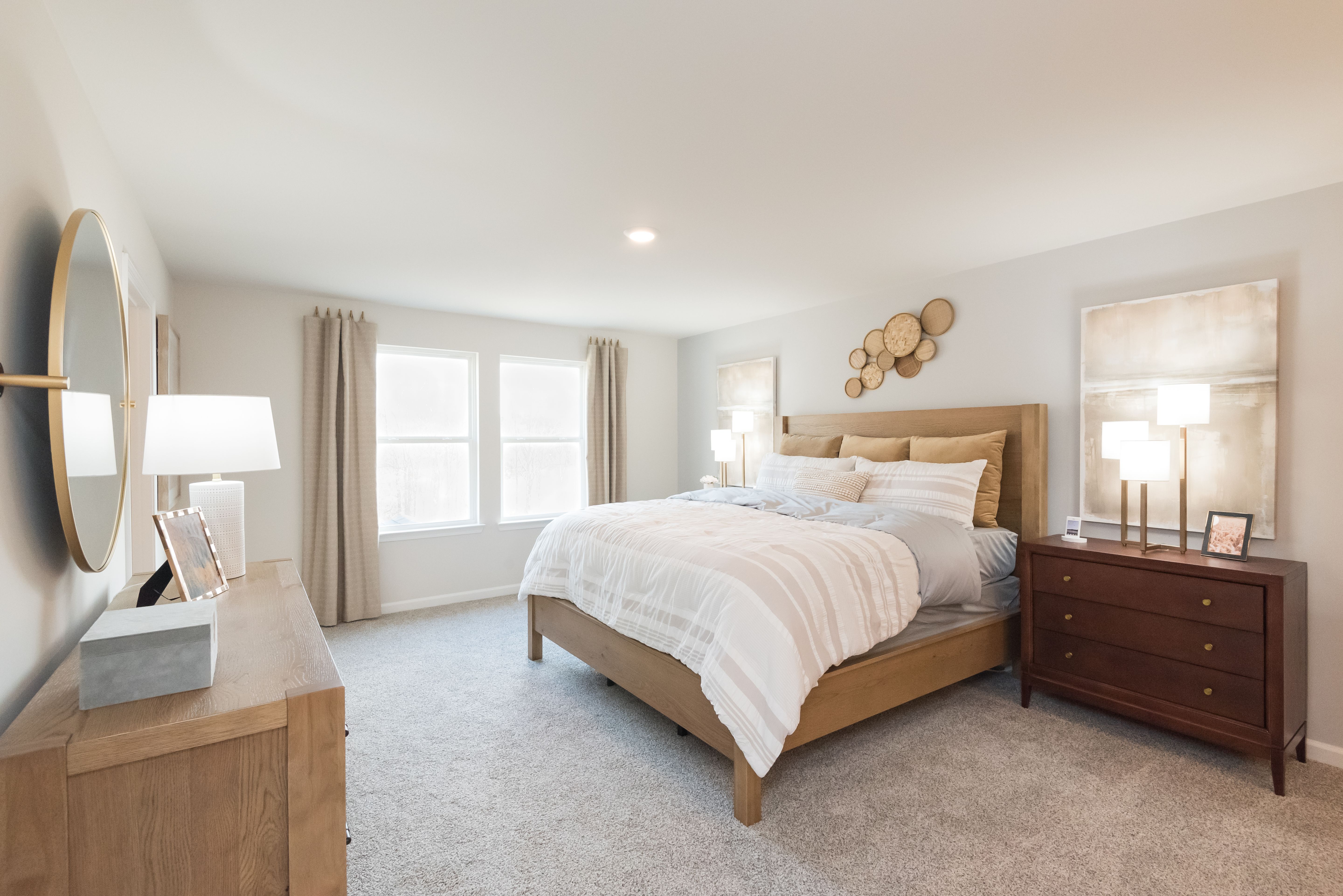 The Chatham floorplan with the Elemental White interior package modeled at Hamilton Crossing.
