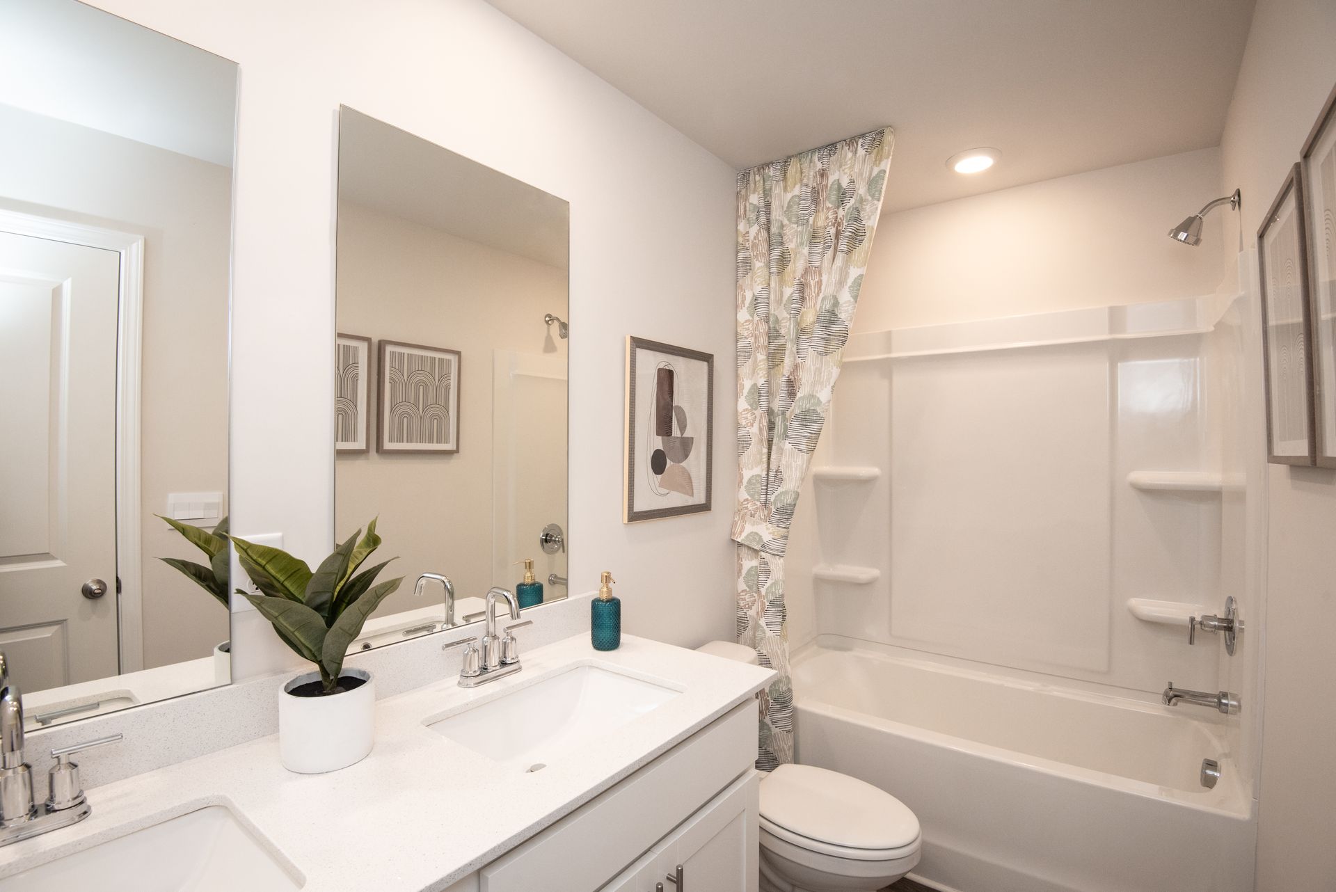 The Chatham floorplan with the Elemental White interior package modeled at Hamilton Crossing.