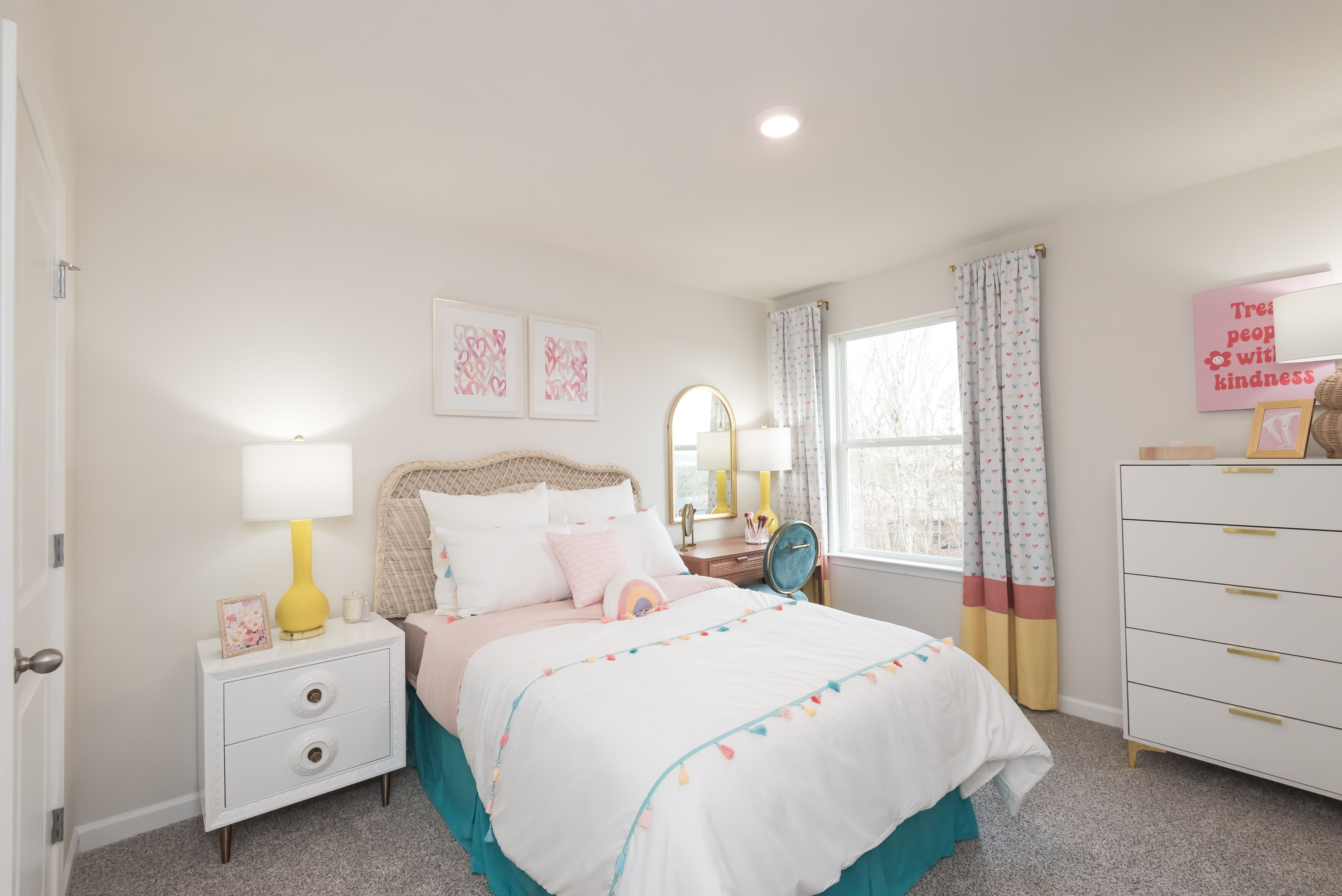 The Chatham floorplan with the Elemental White interior package modeled at Hamilton Crossing.