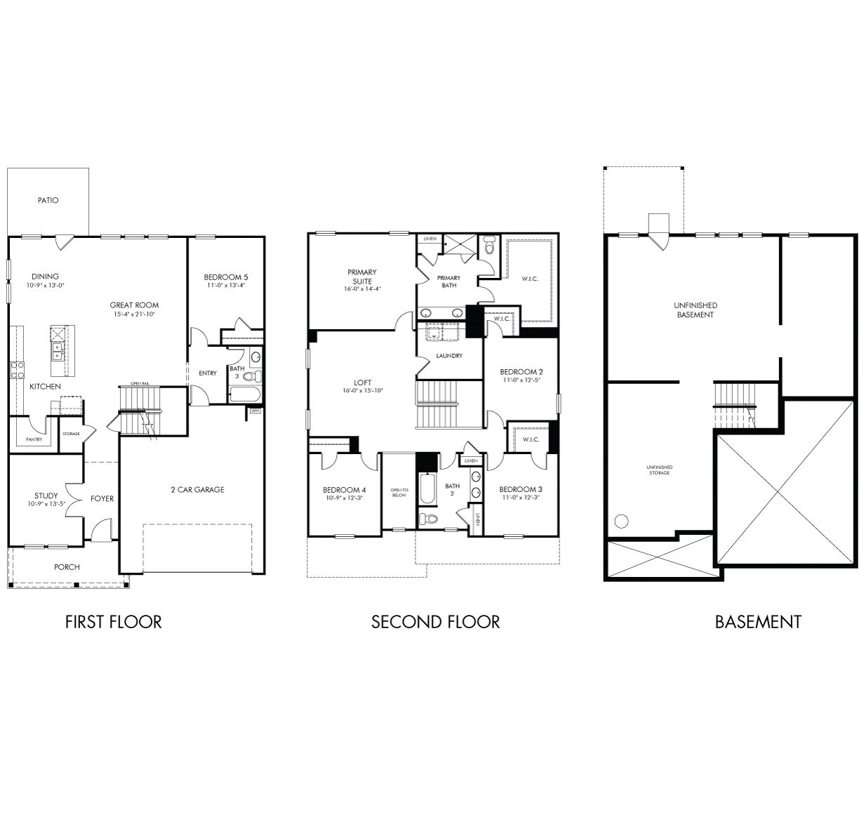 Johnson Basement floor plan