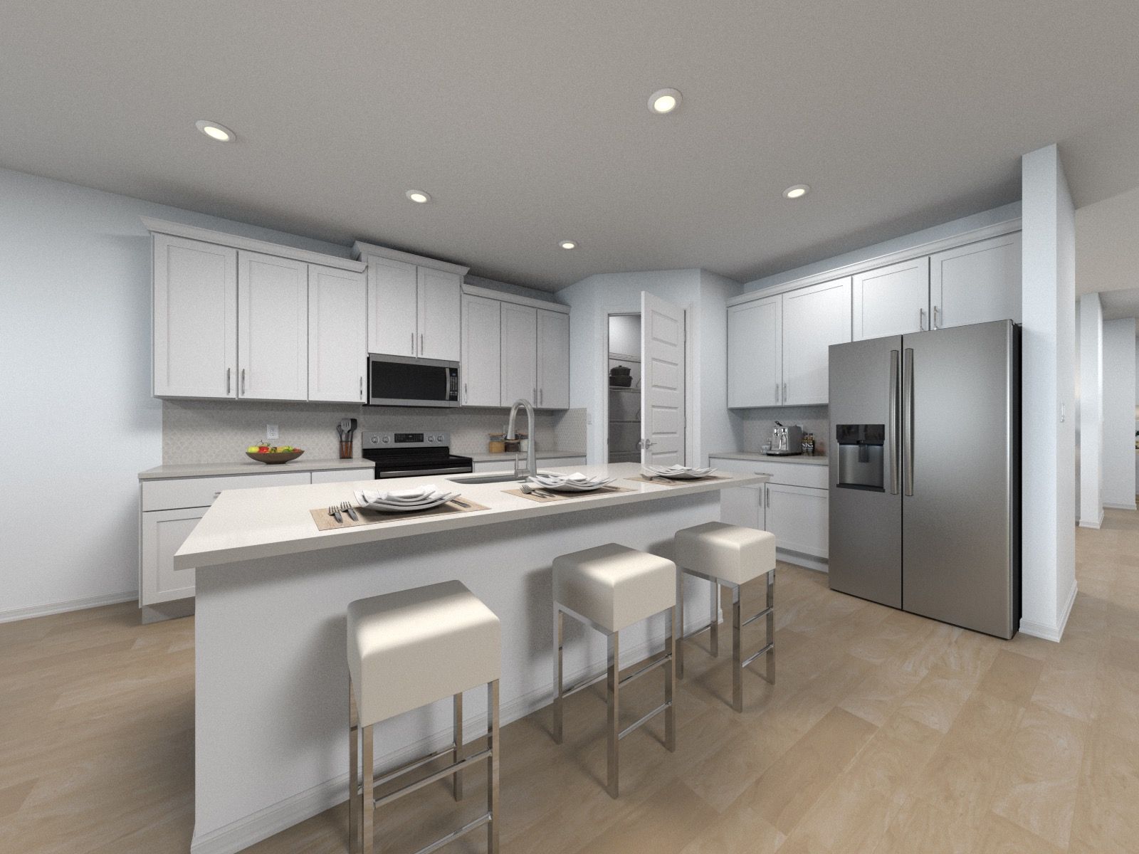 Rendering of the Paloma Kitchen