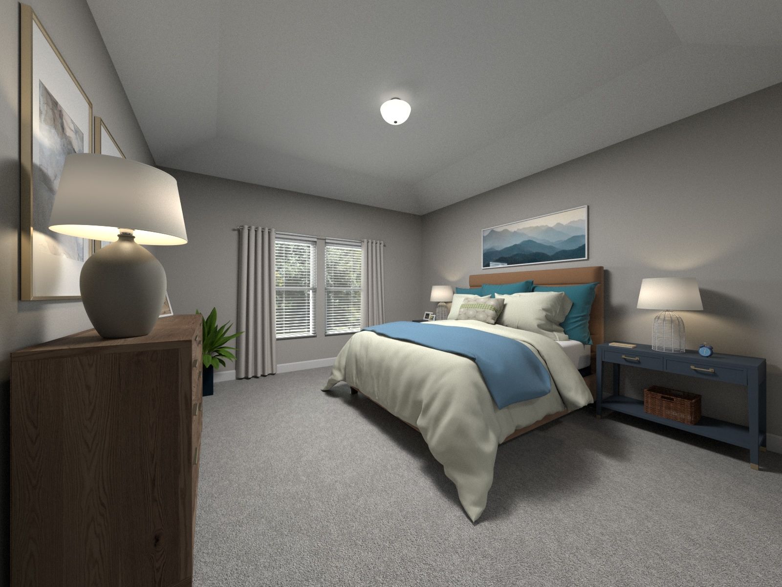 The primary suite offers a private retreat.