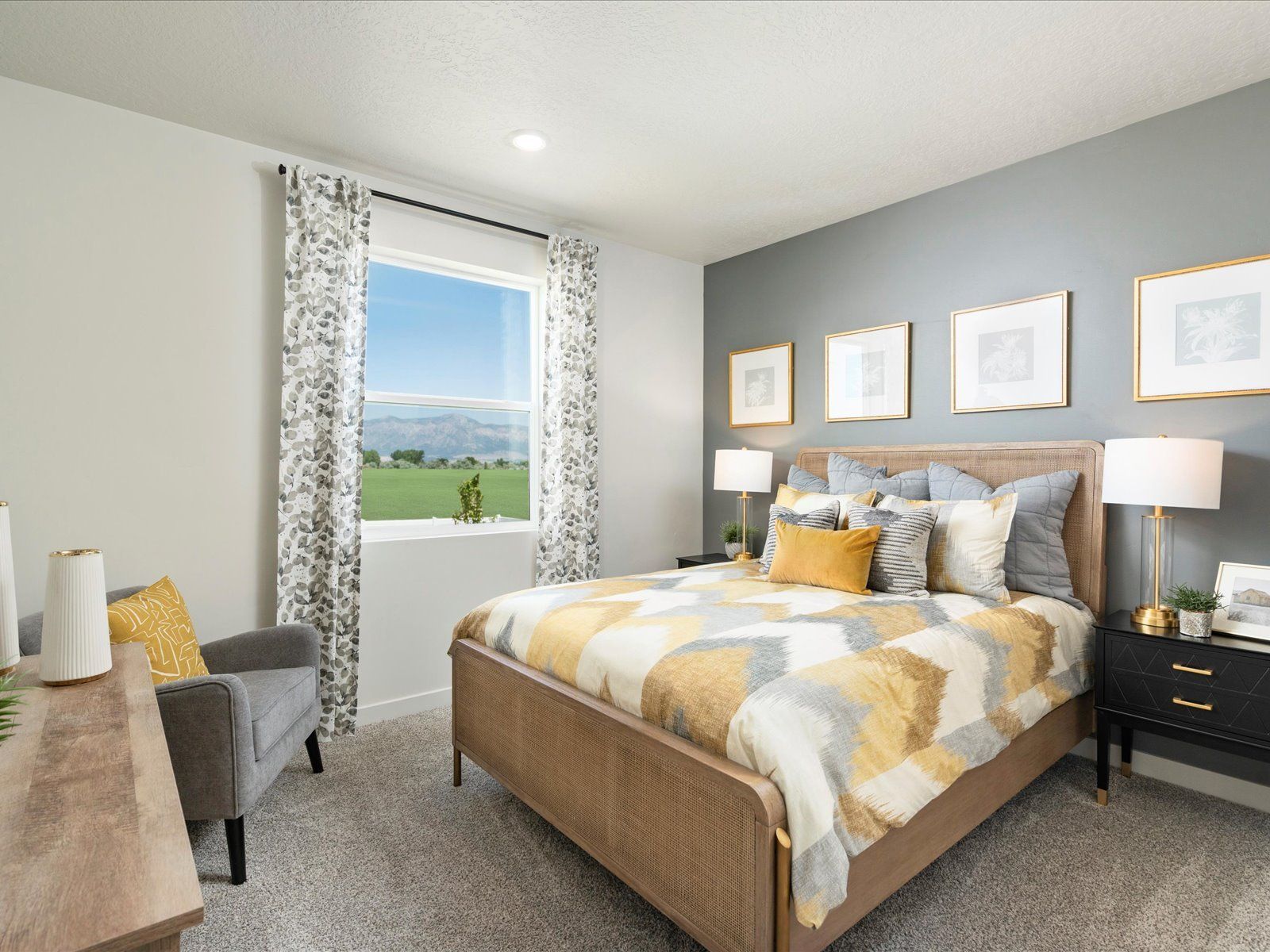 The Residence 6 floorplan interior image taken at a Meritage Homes Community in West Haven, UT.