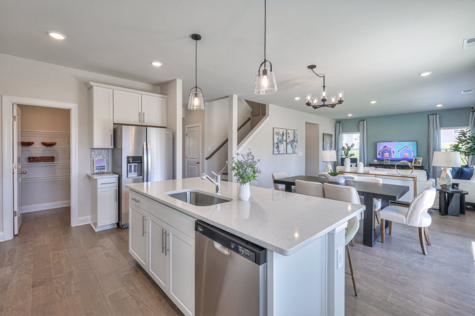 Gather friends and family for gameday or spend cozy nights in.